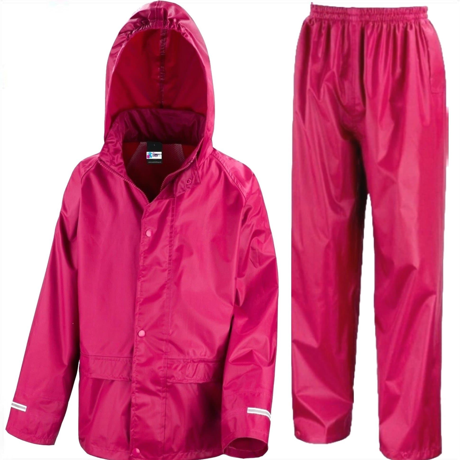Kids Waterproof Jacket and Trouser Suit Set Boys or Girls