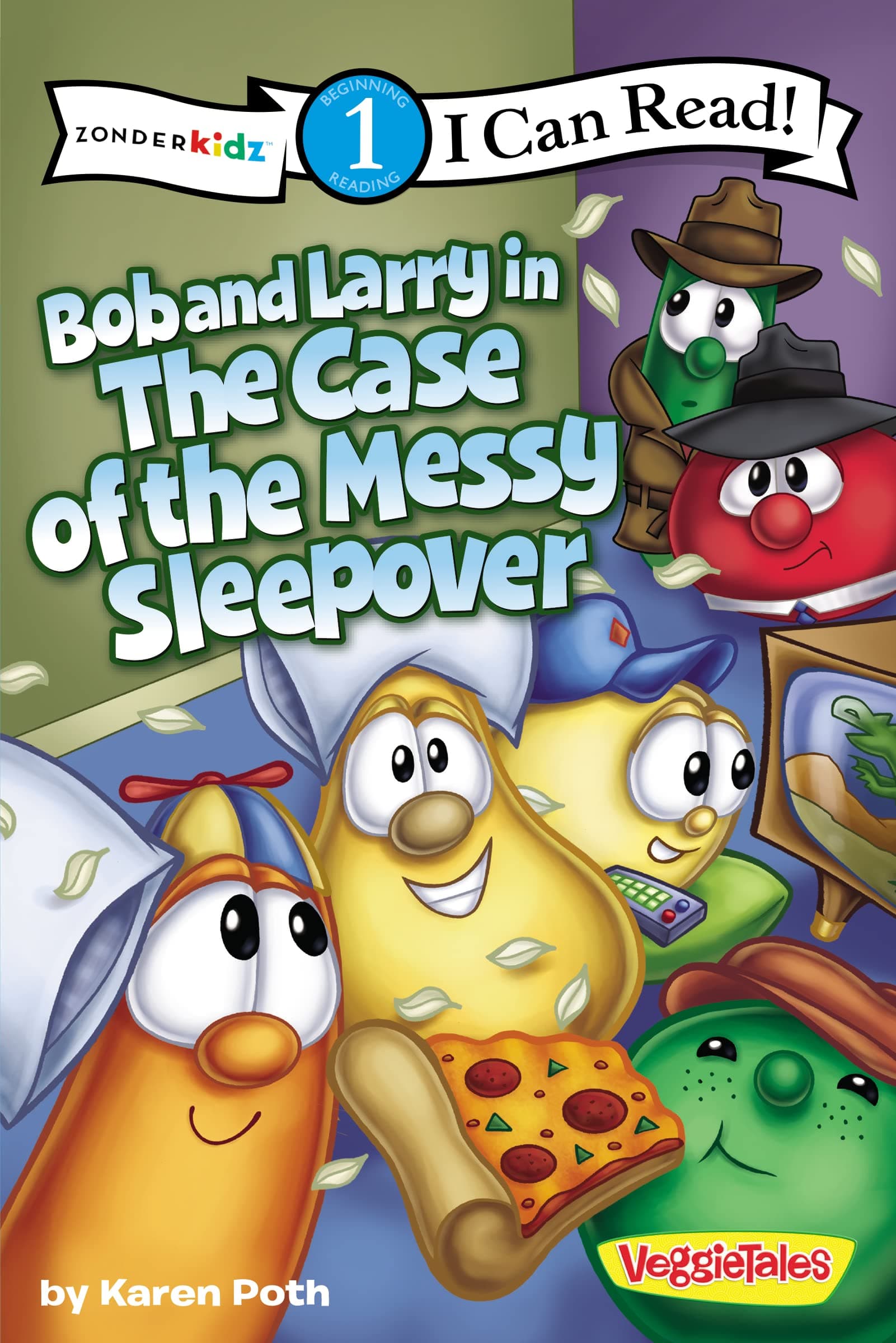 Bob and Larry in the Case of the Messy Sleepover: Level 1 (I Can Read! / Big Idea Books / VeggieTales)