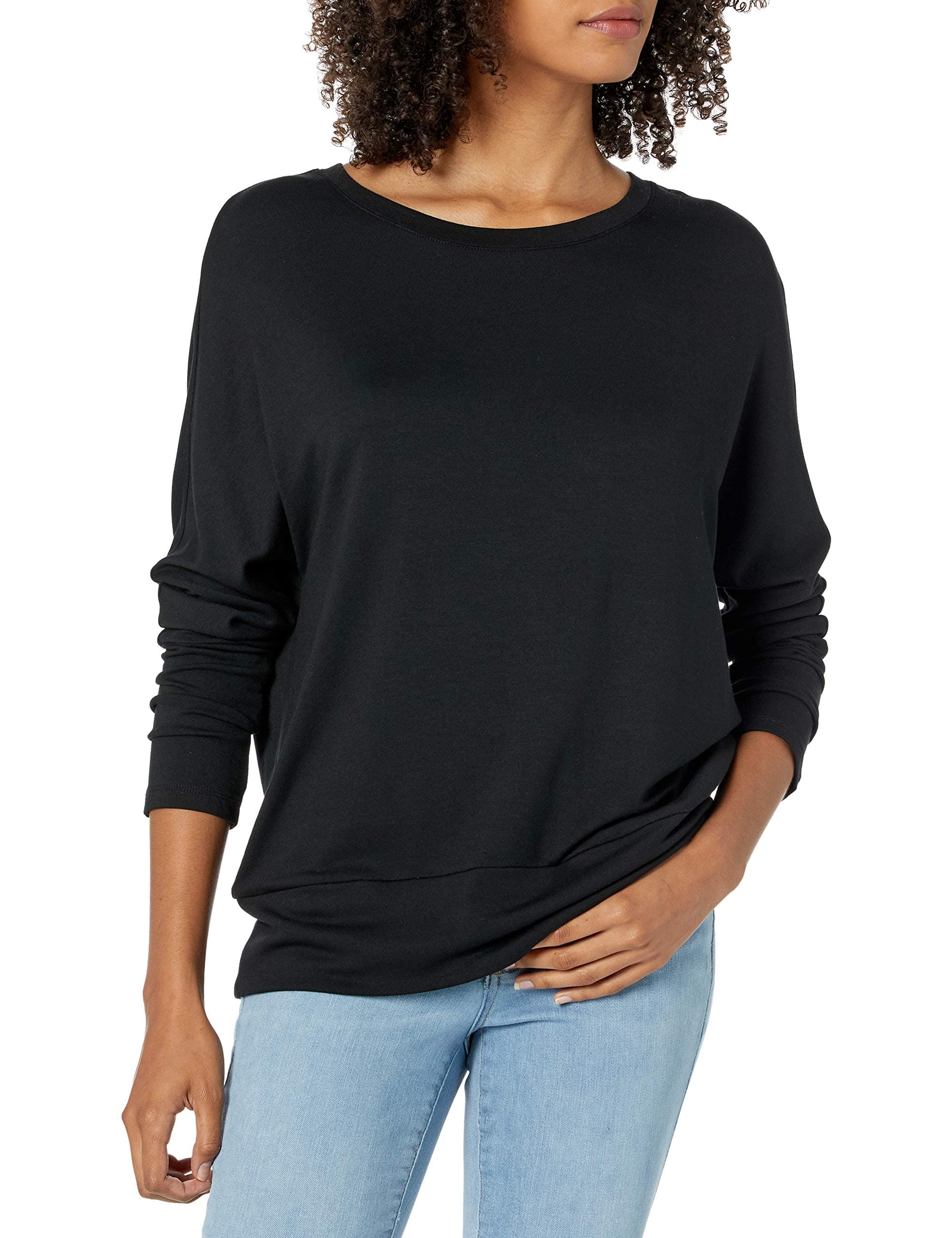 Daily Ritual Women's Supersoft Terry Dolman Cuff Sweatshirt