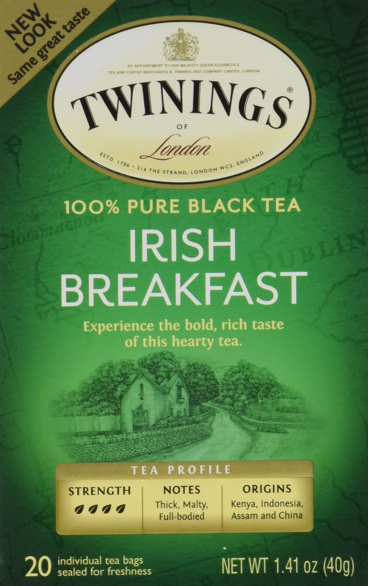 TWINING TEA TEA IRSH BRKFST, 20 BG (Pack of 3)