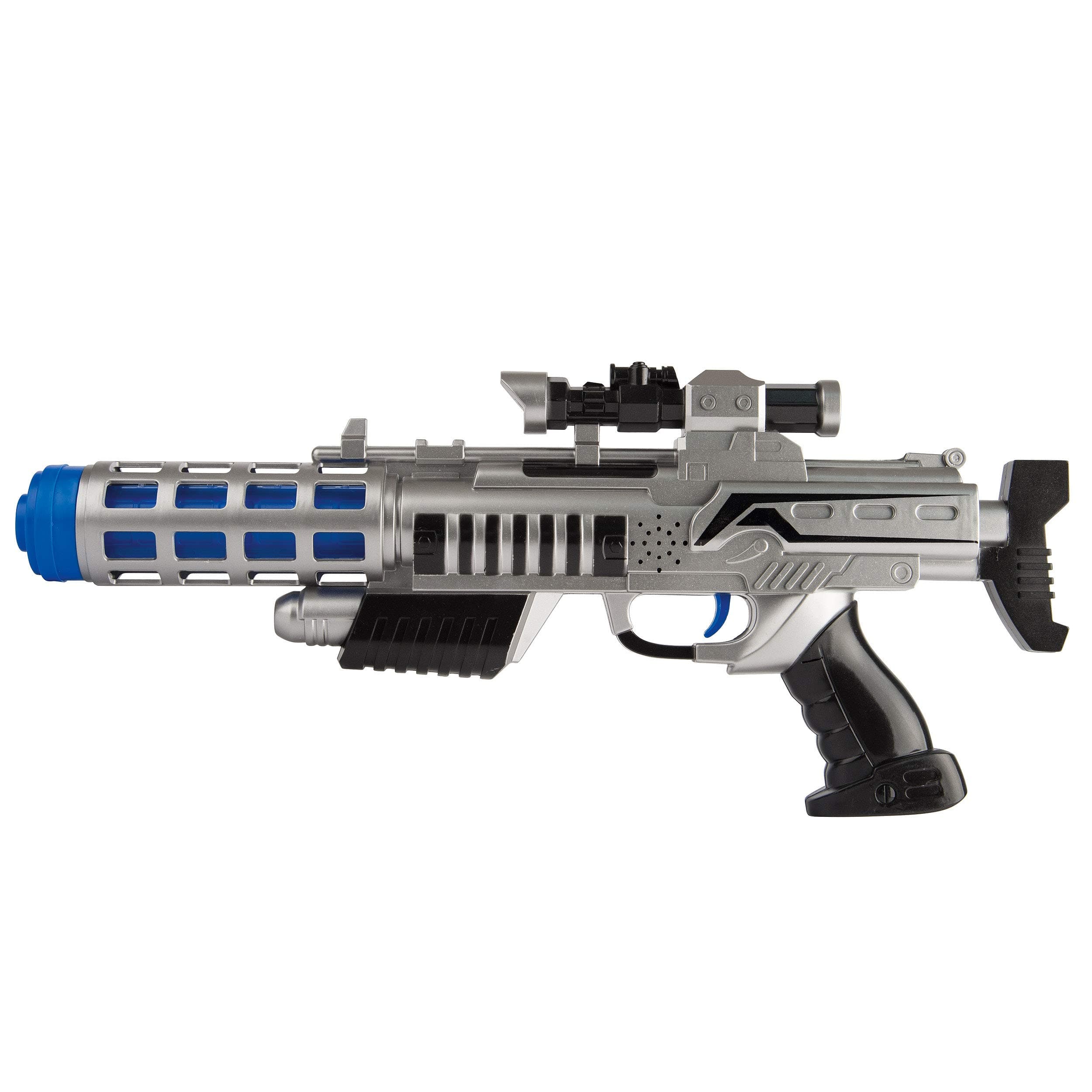 Galactic Wars Space Gun Blaster with Flashing Lights and Sounds - Toy Gun for Kids