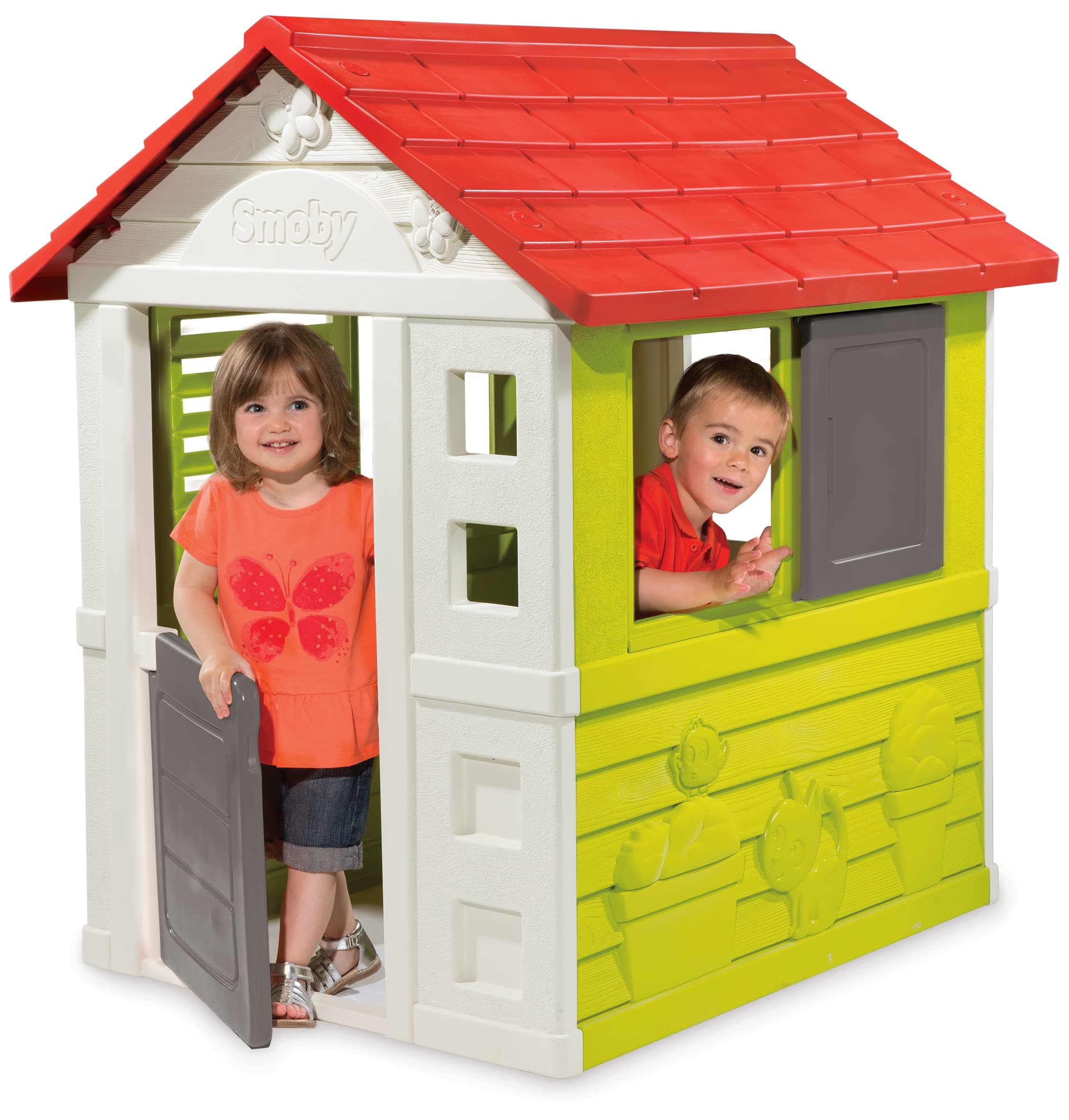 Smoby and Outdoor Use, Made from Durable and Weatherproof Anti-UV Plastic, Colourful and Weatherproof, 98 x 110 x 127 cm