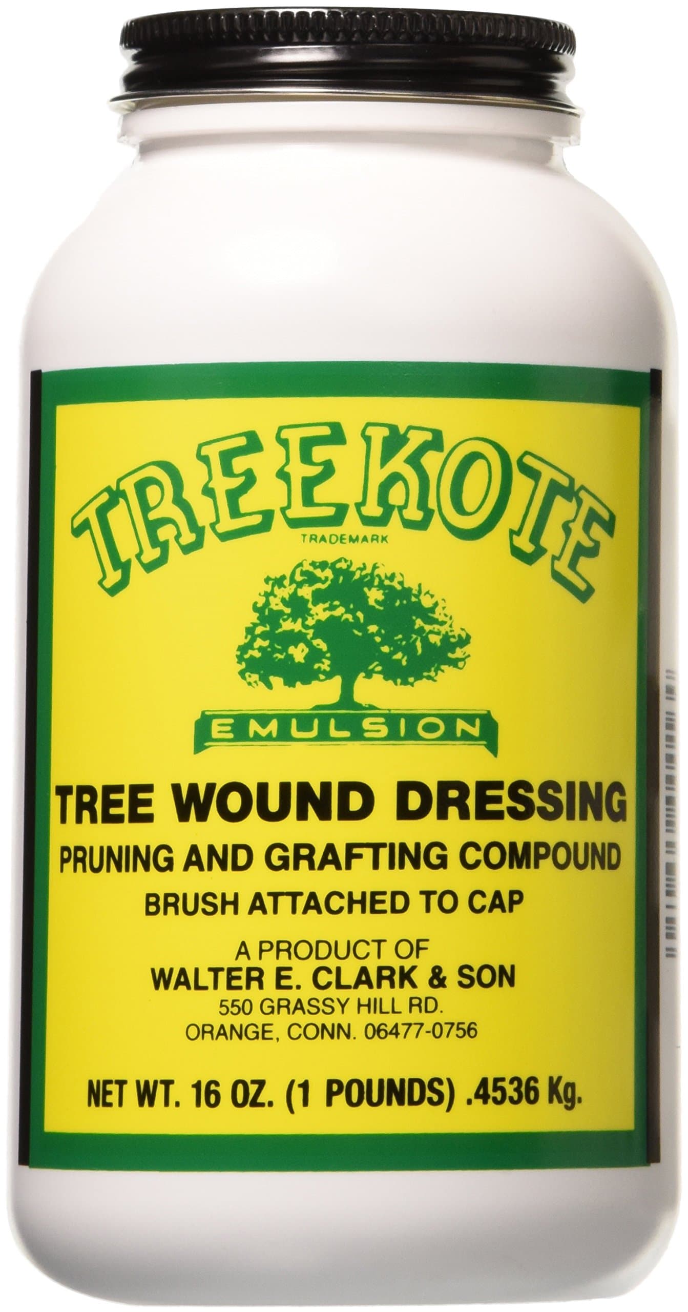 00016 Treekote Brushtop Container, 16-Ounce