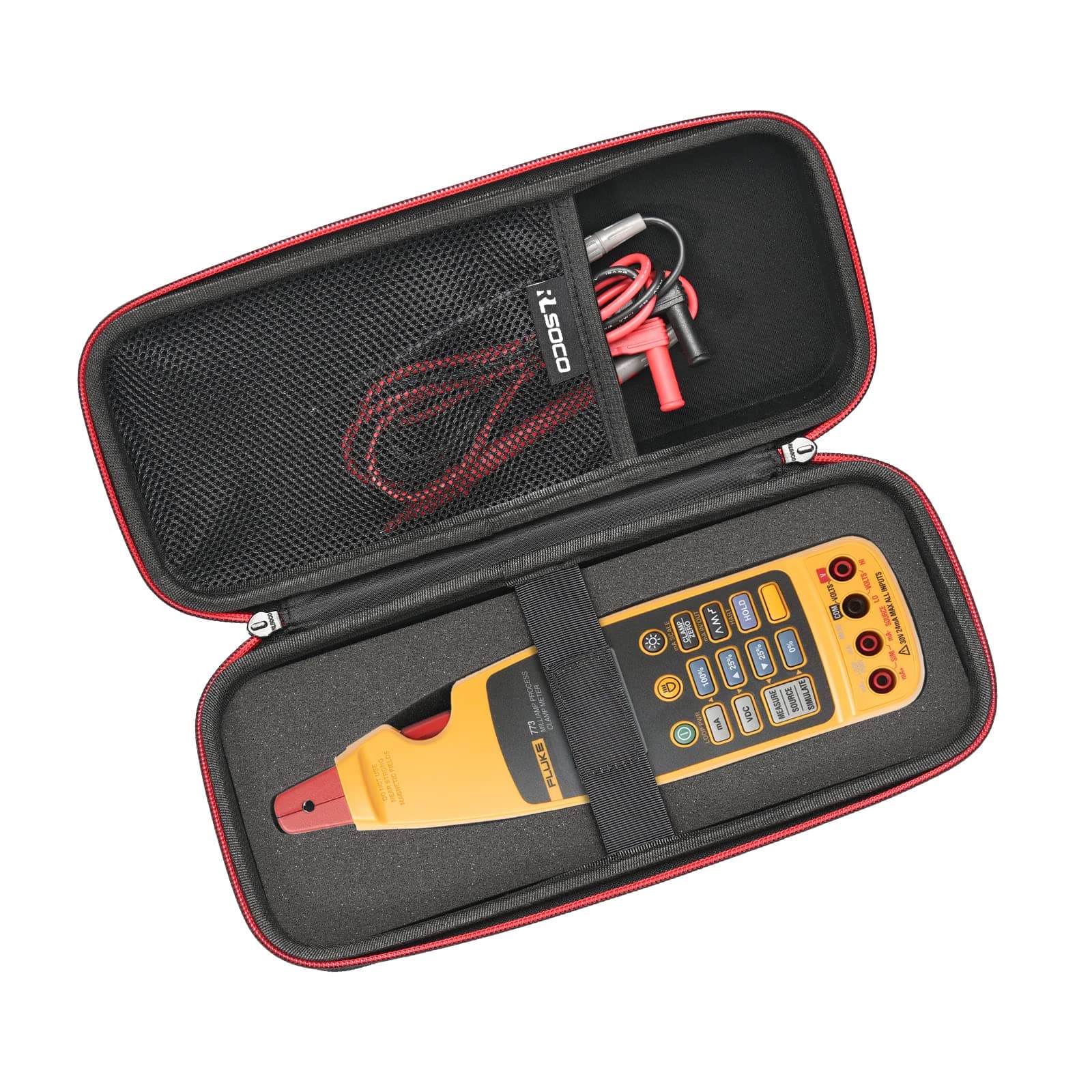 RLSOCO Case for Fluke 773/772/771 Advanced Milliamp Process Clamp Meter and More(with DIY Foam)