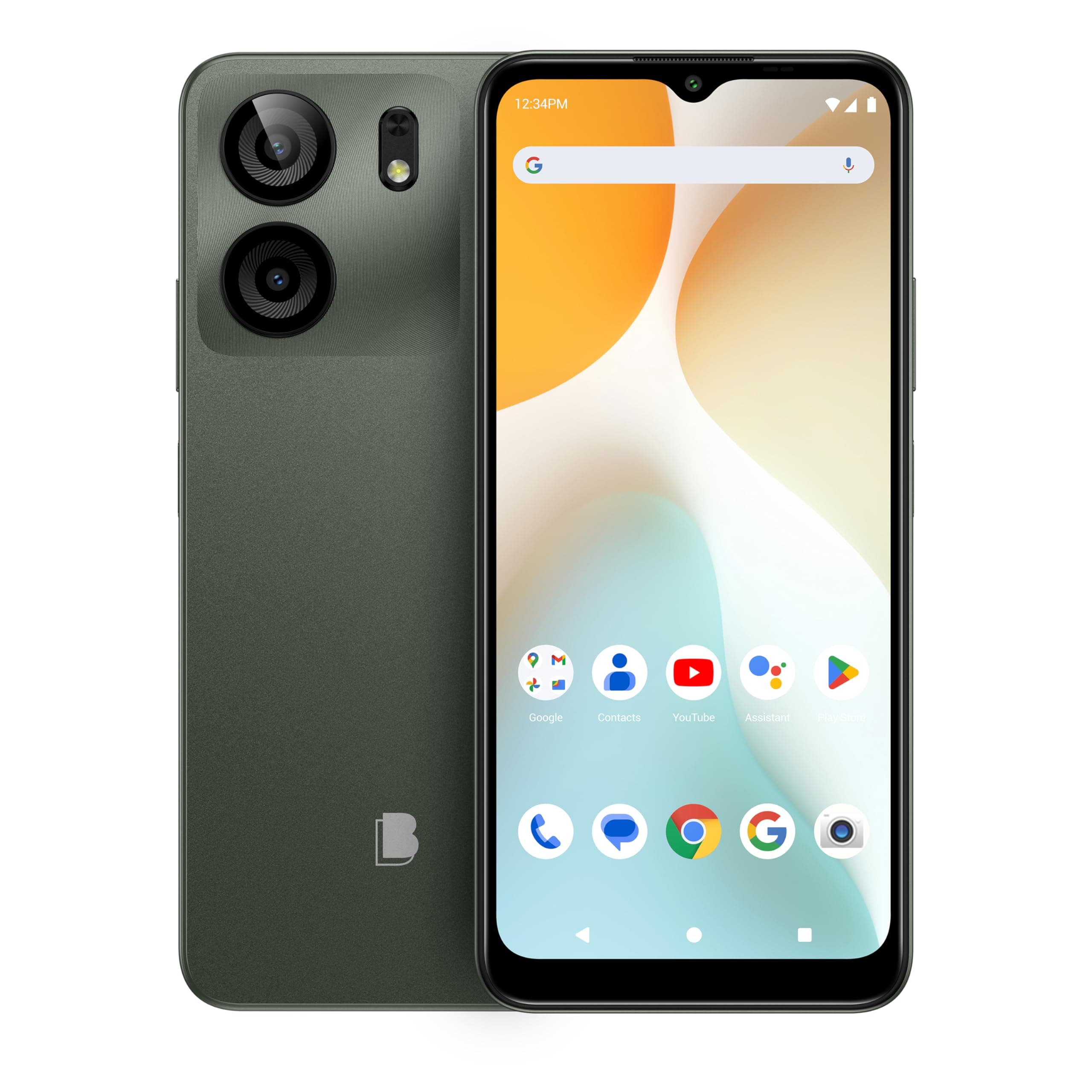F5| 5G | 2024 | All-Day Battery | Unlocked | 6.6” HD+ Display | 128GB | Dual 50MP | US Version | Green