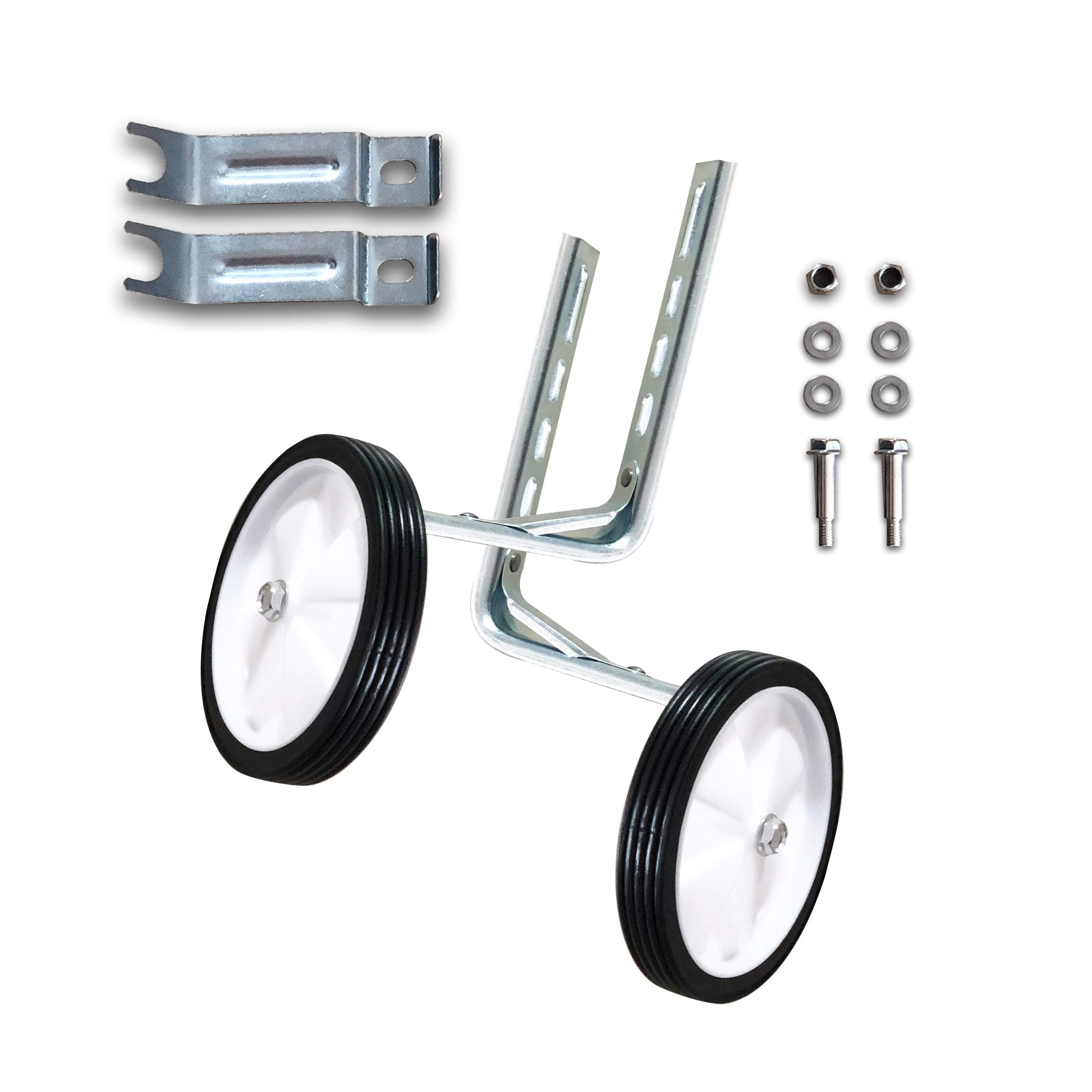 Heavy Duty Training Wheels For Kids - Premium Design with Reinforced Metal to Prevent Breaking and Bending, Safe For Your Child - Anti-Slip Wheels, Easy To Install - Bicycle Training Wheels