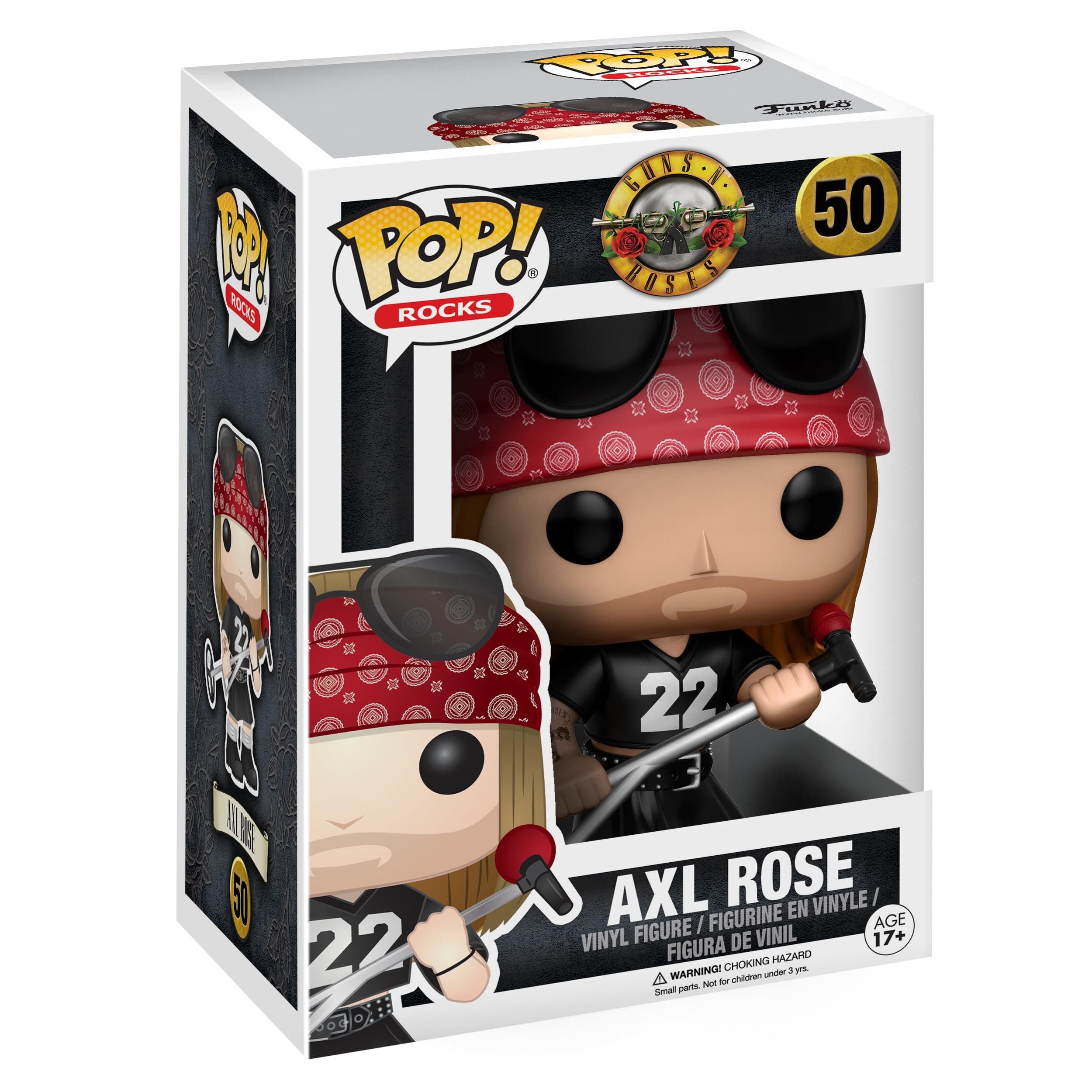 POP! Rocks: Music - Guns N Roses Axl Rose - Collectable Vinyl Figure - Gift Idea - Official Merchandise - Toys for Kids & Adults - Music Fans - Model Figure for Collectors and Display