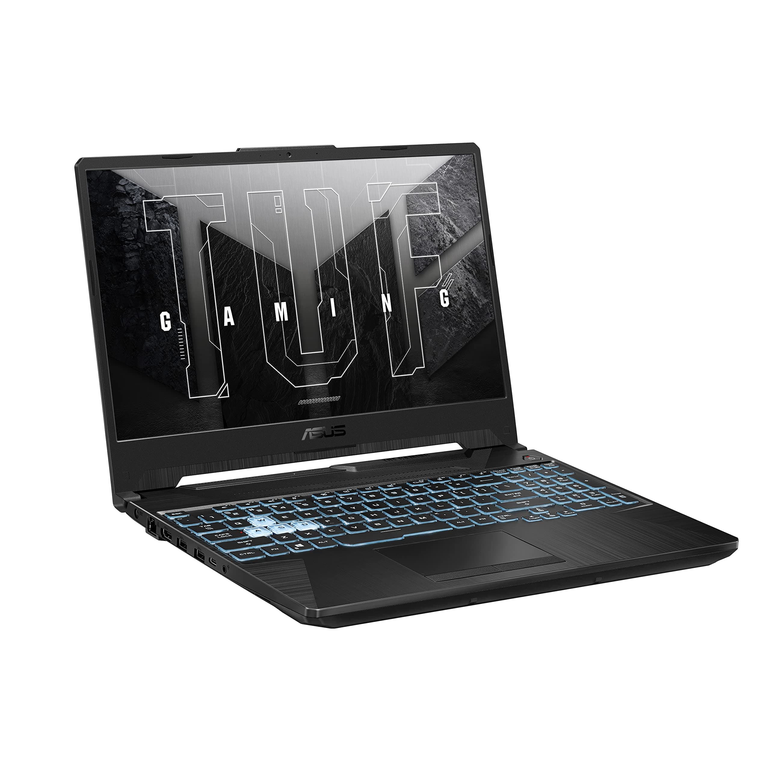 TUF Gaming A15 Gaming Laptop, 15.6” FHD 144Hz Display, NVIDIA® GeForce RTX™ 2050, AMD Ryzen™ 5 7535HS, 8GB DDR5, 512GB PCIe® Gen4 NVMe™ SSD, Wi-Fi 6, Windows 11, FA506NF-ES51