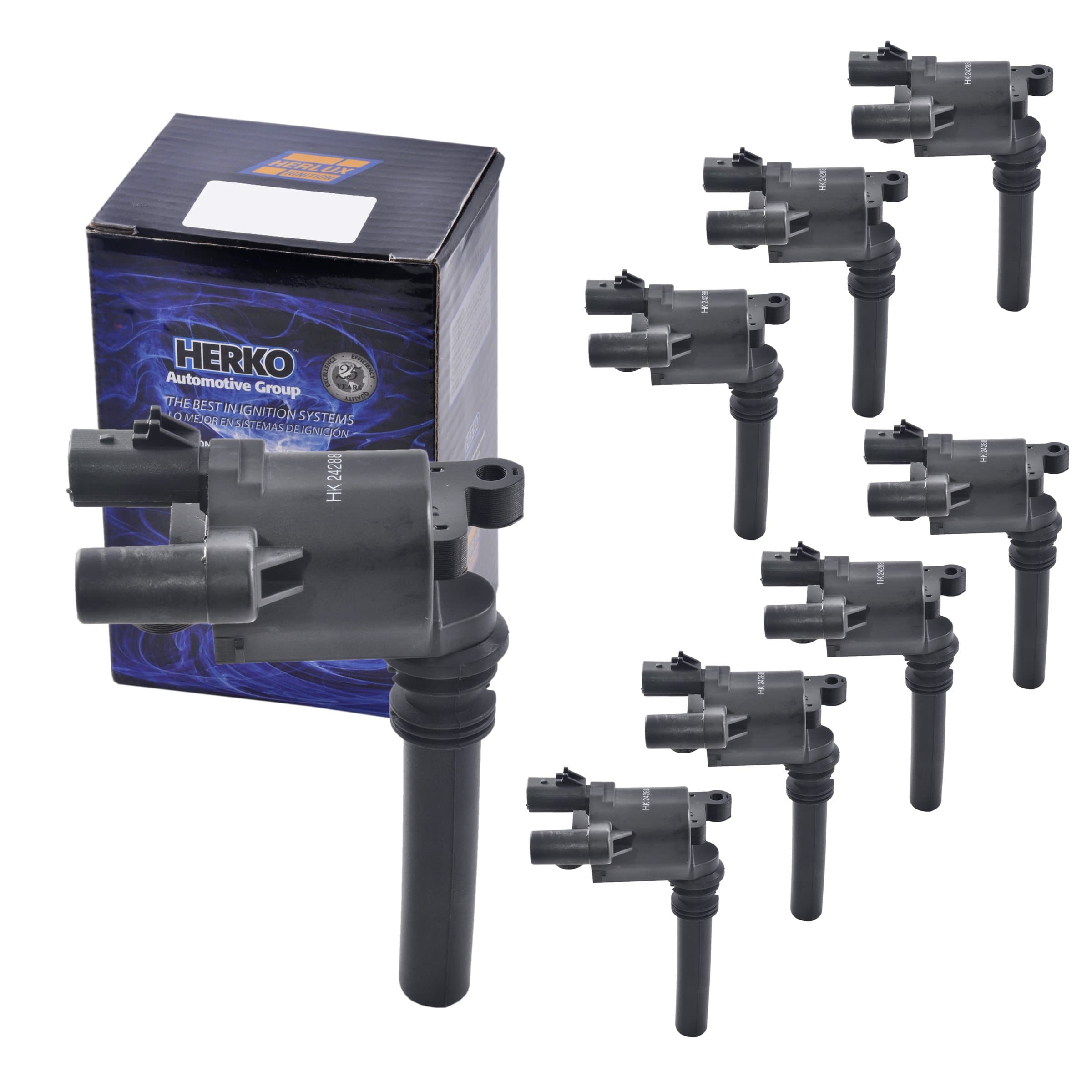 Set of 8 Herko B053 Ignition Coils For Dodge V8 5.7L 2003-2004
