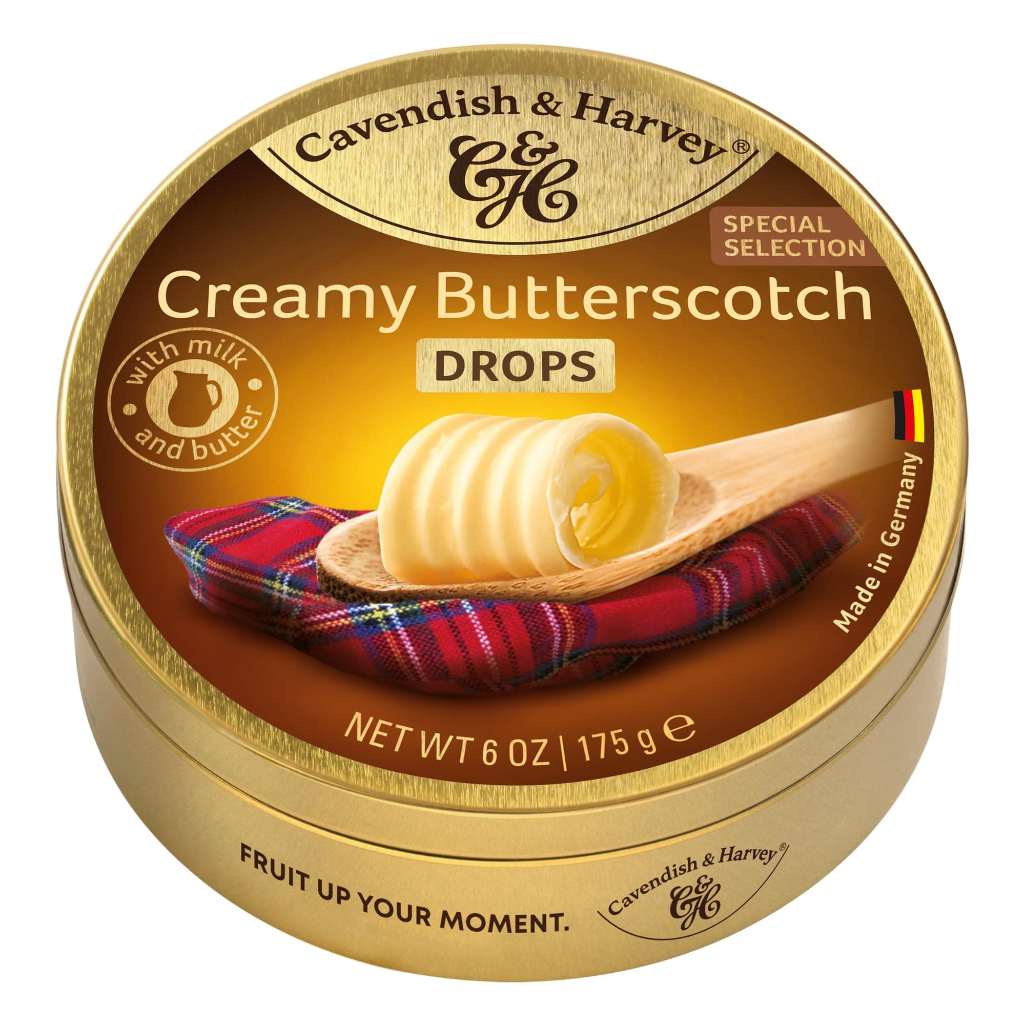 Cavendish & Harvey Drops Butter Scotch, 175g