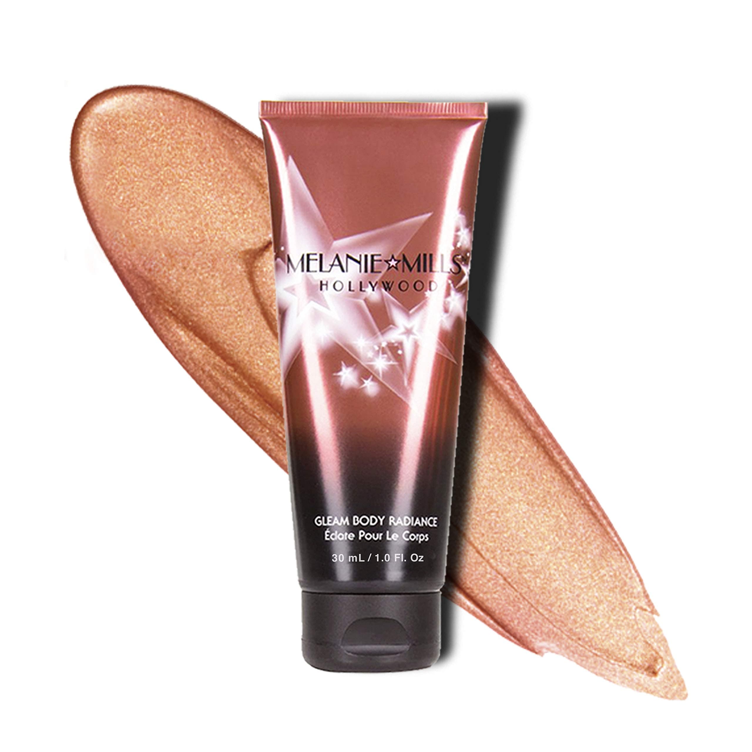 Gleam Body Radiance All In One Makeup, Moisturizer & Glow For Face & Body - Rose Gold, Mini 1 fl.oz.