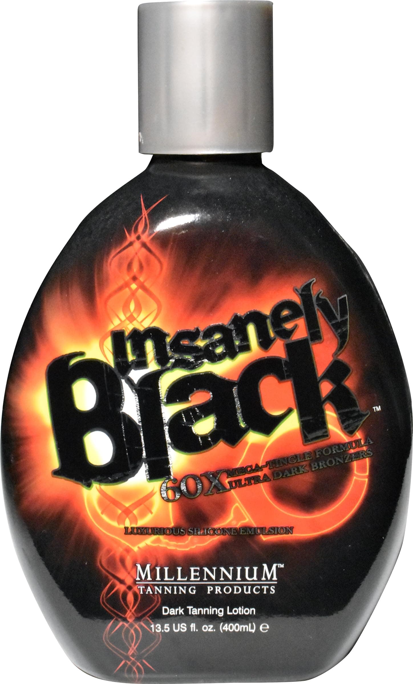 Insanely Black 60X UV Bronzer Accelerator Lotion, 2 Count, 13.5 fl oz