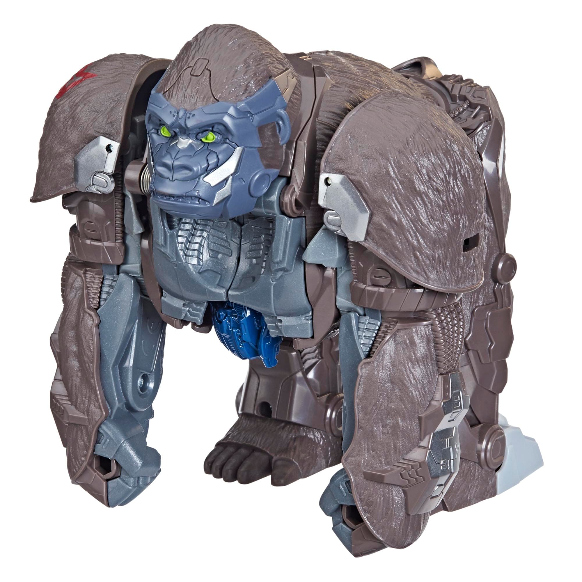 Transformers Toys Transformers: Rise of the Beasts Movie, Smash Changer Optimus Primal Converting Action Figure for ages 6 and up, 9-inch