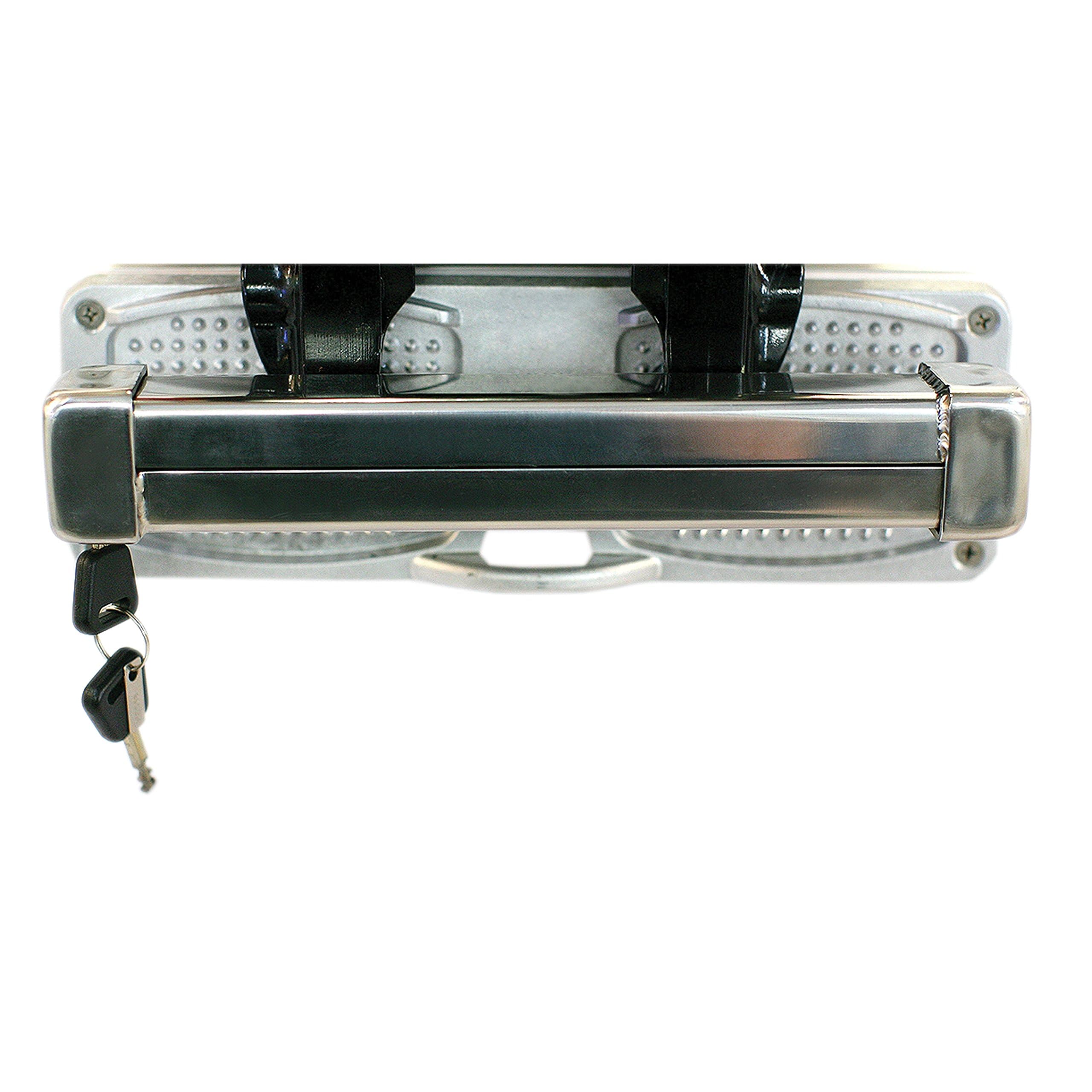 PANTHER MARINE 75-8201 High Security Outboard Motor Lock Stainless, Silver