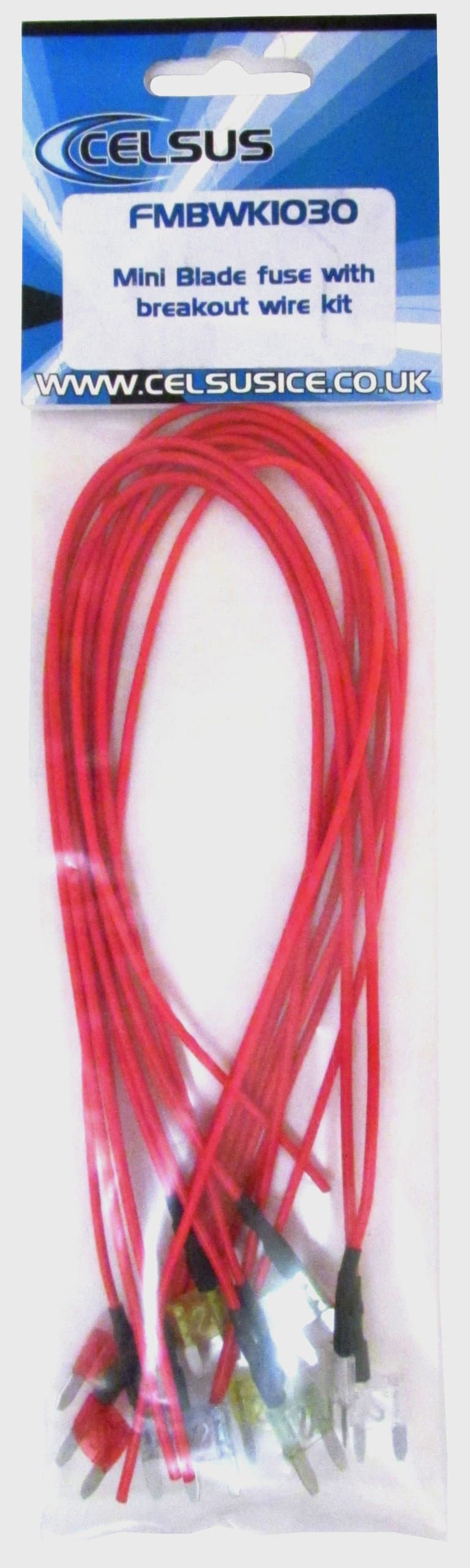 Celsus FMBWK1030 Mini Blade Fuse with Breakout Wire Kit