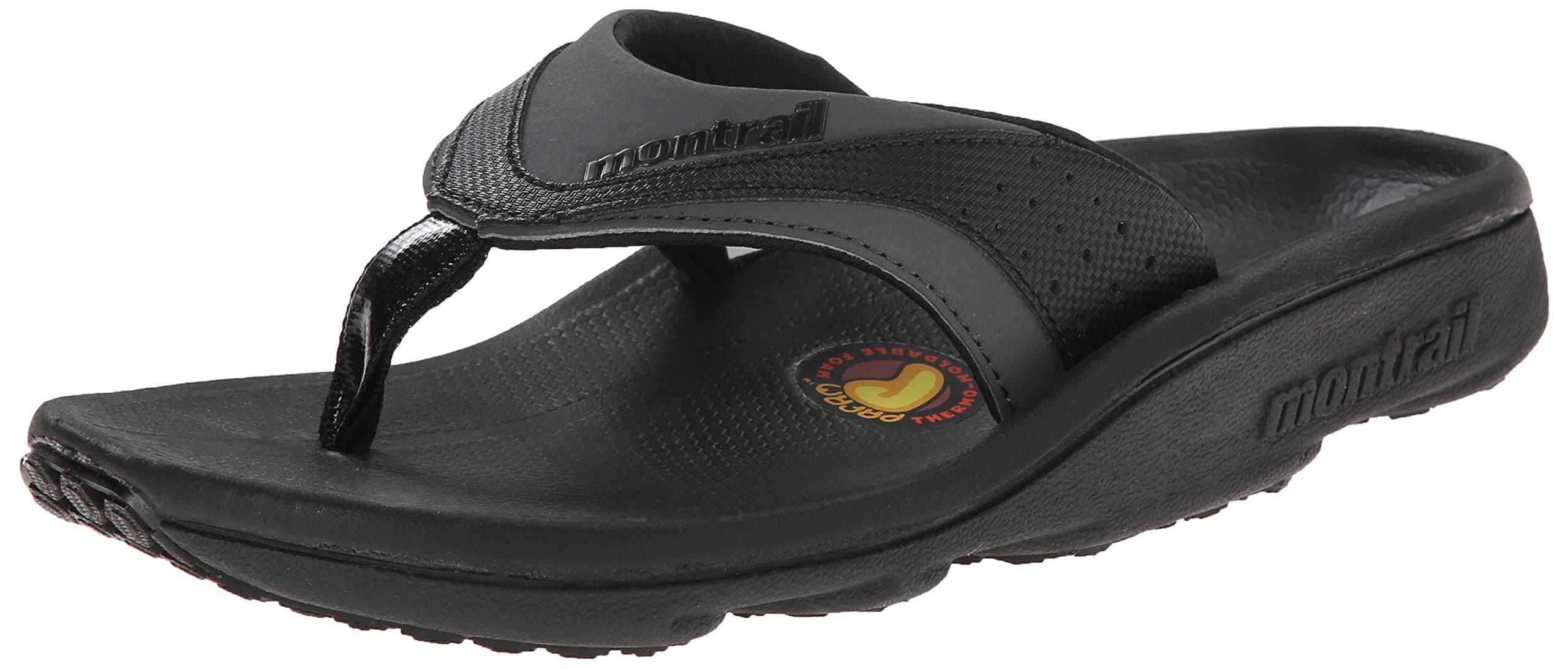 Mens Molokai II-M, Black/Grill, 7 M US