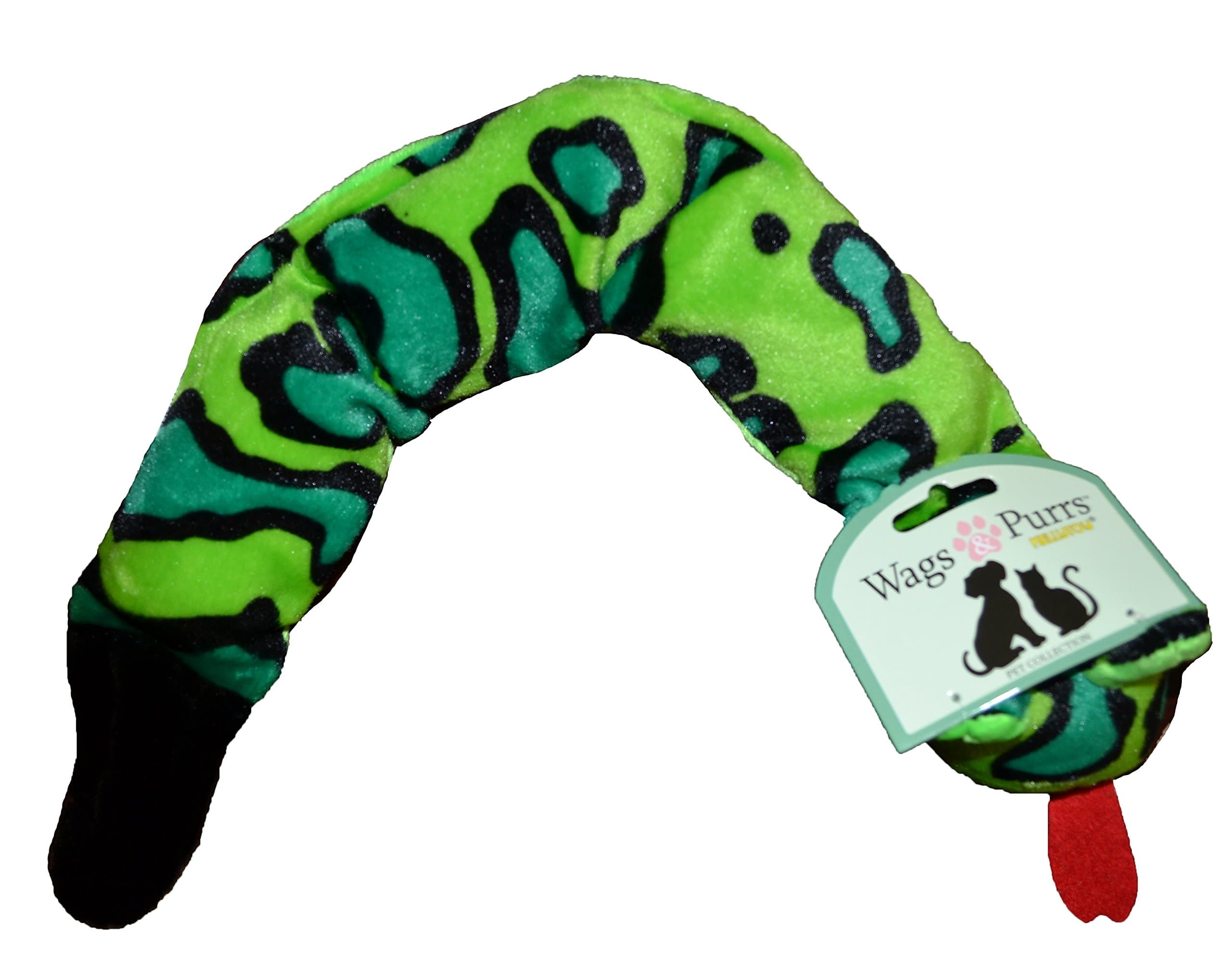 Dog Multi-Squeakers Squeak Toy Snake Plush Kelly Pet Toy Collection