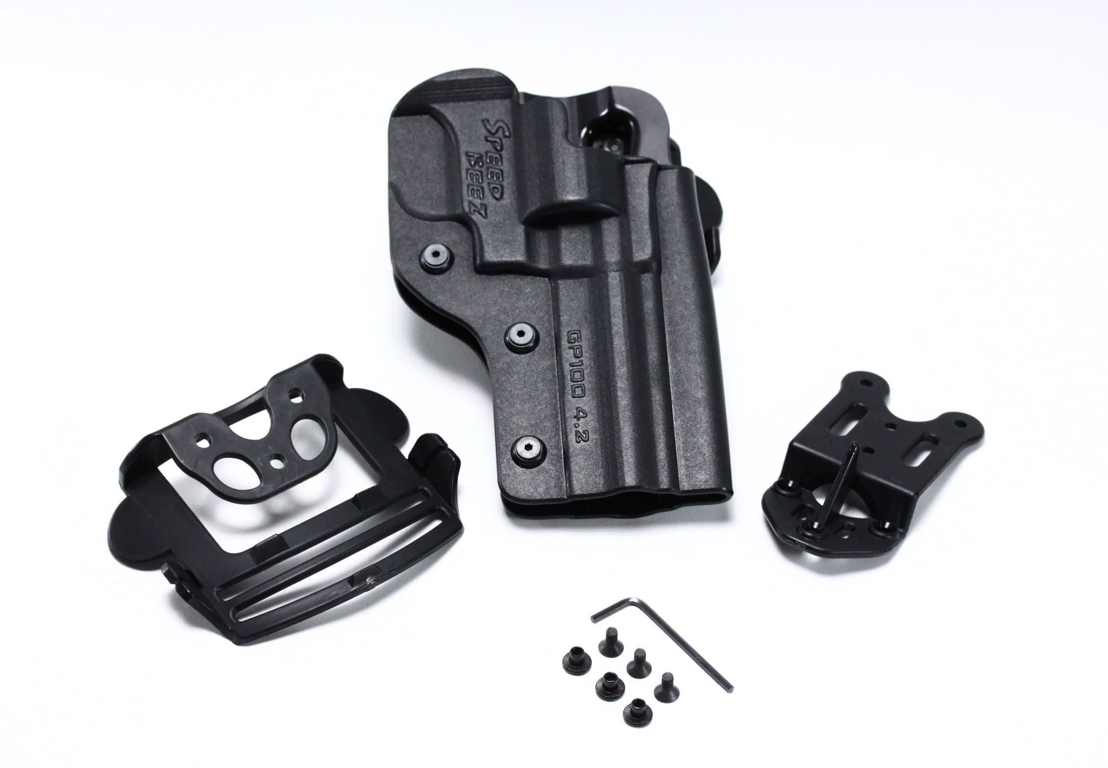 Speed Beez Ruger GP100 4.2 Inch Outside The Waist Band Tactical Revolver Holster (Fits Most Ruger GP100 up to 4.2 inches)