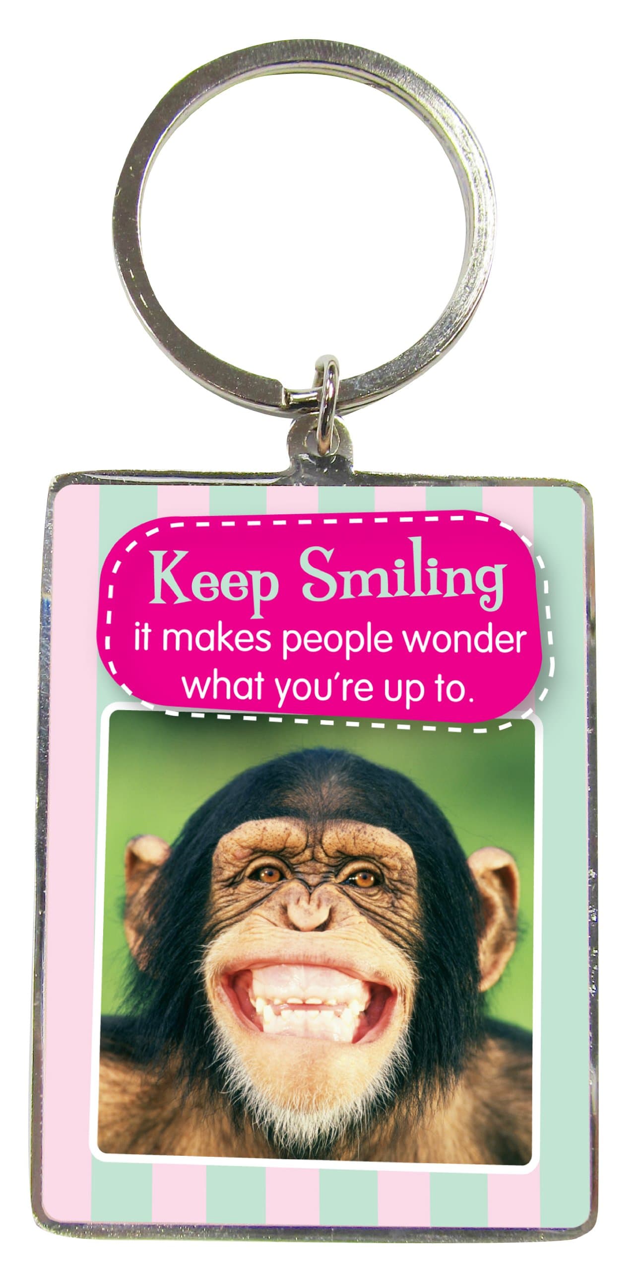 Keyrings Keep Smiling Monkey