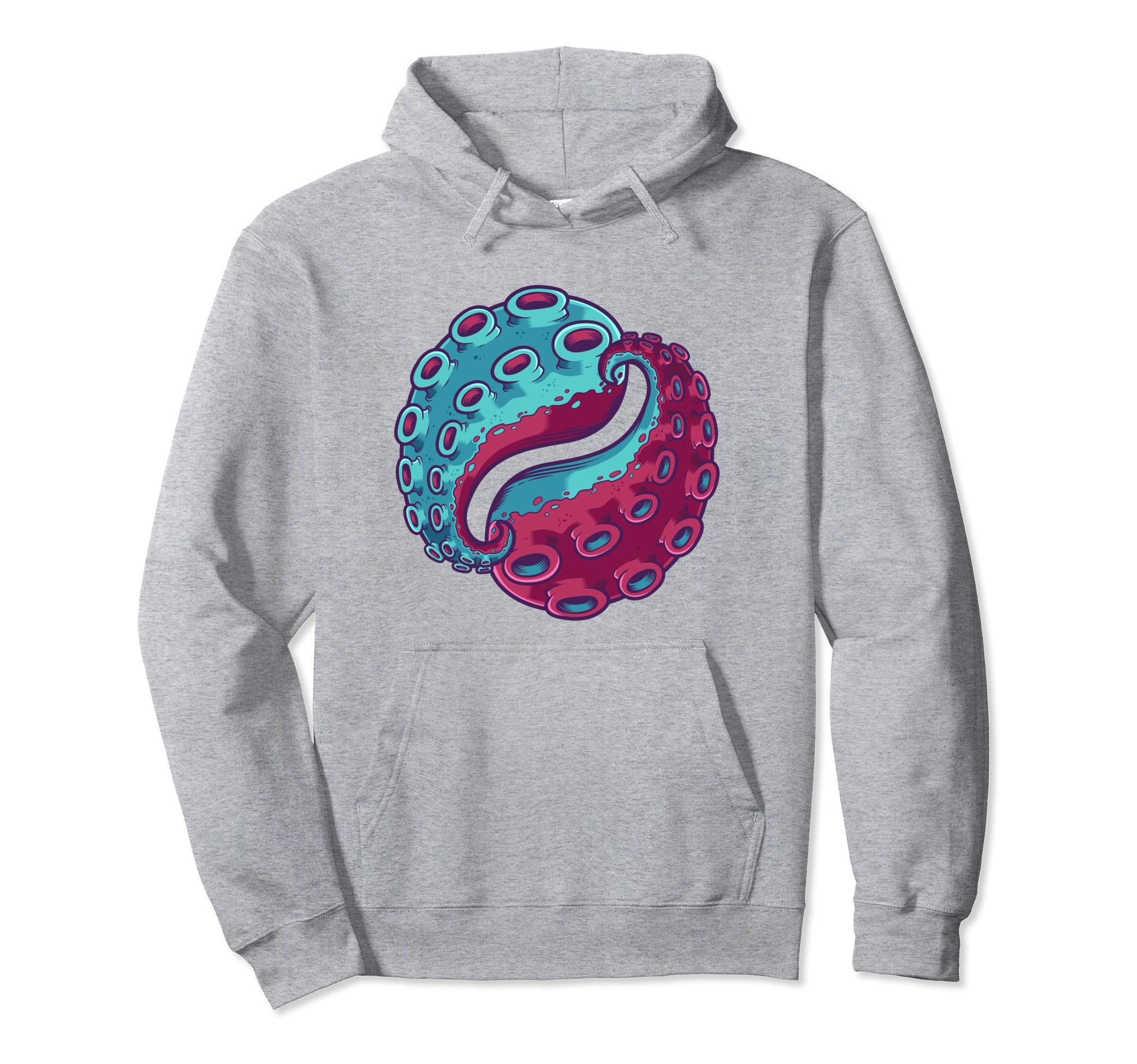 Ahegao Otaku Apparel Co.Tentacle Yin Yang Lewd Anime Pervert Pullover Hoodie