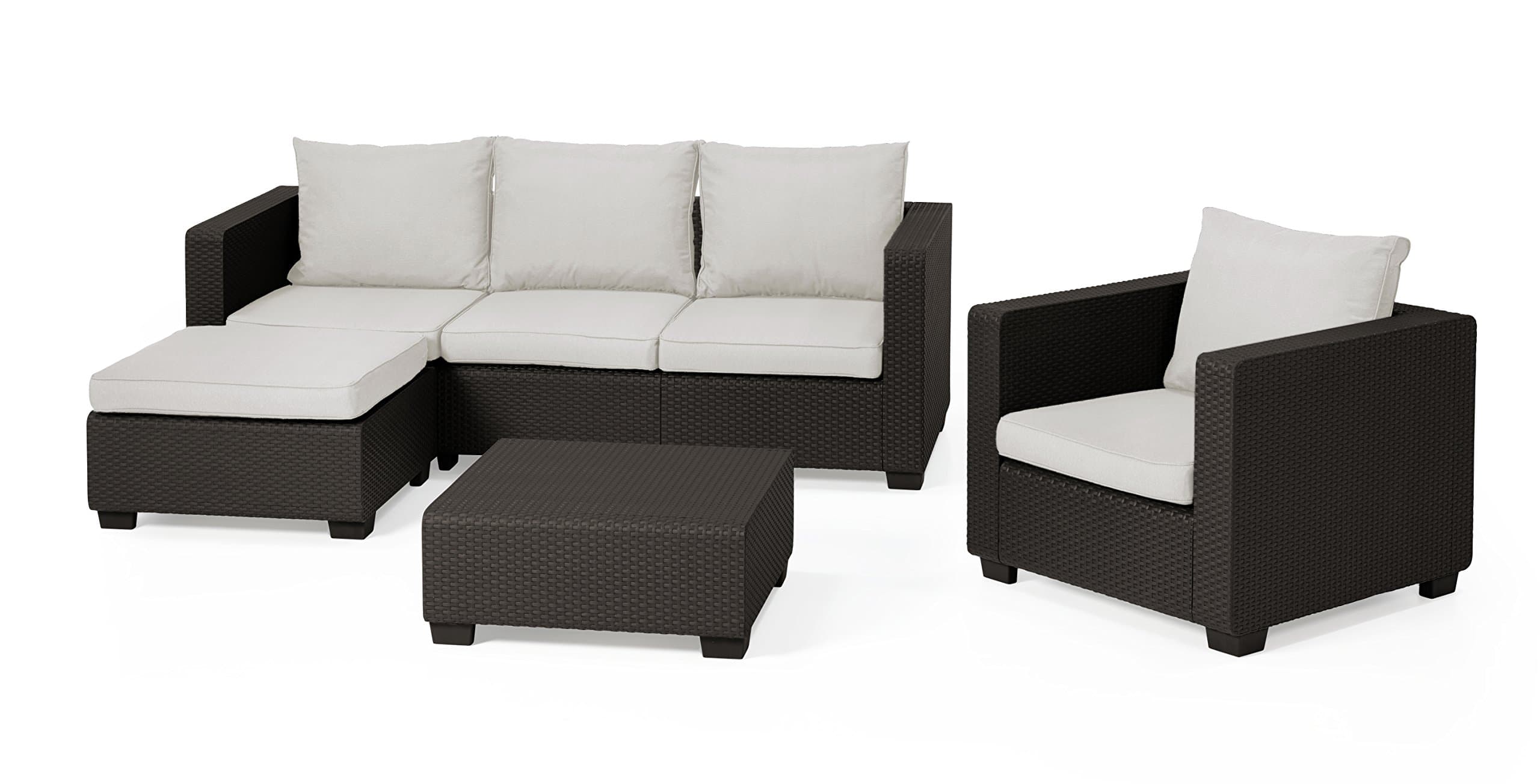 Allibert Hovac N.V. Cappuccino Table and Chair Set, One Size