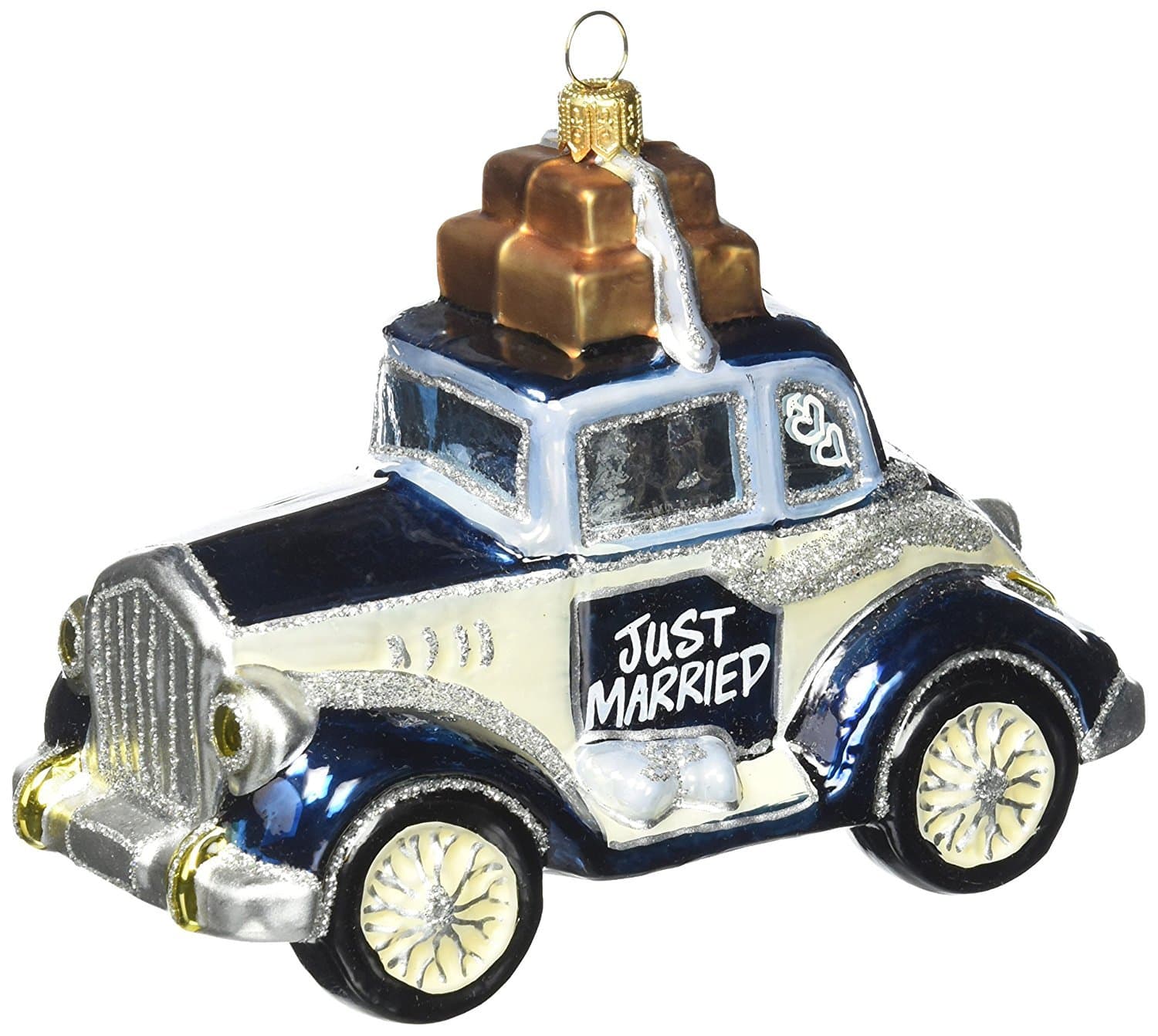 Polonaise Kurt Adler Just Married Rolls Royce Ornament