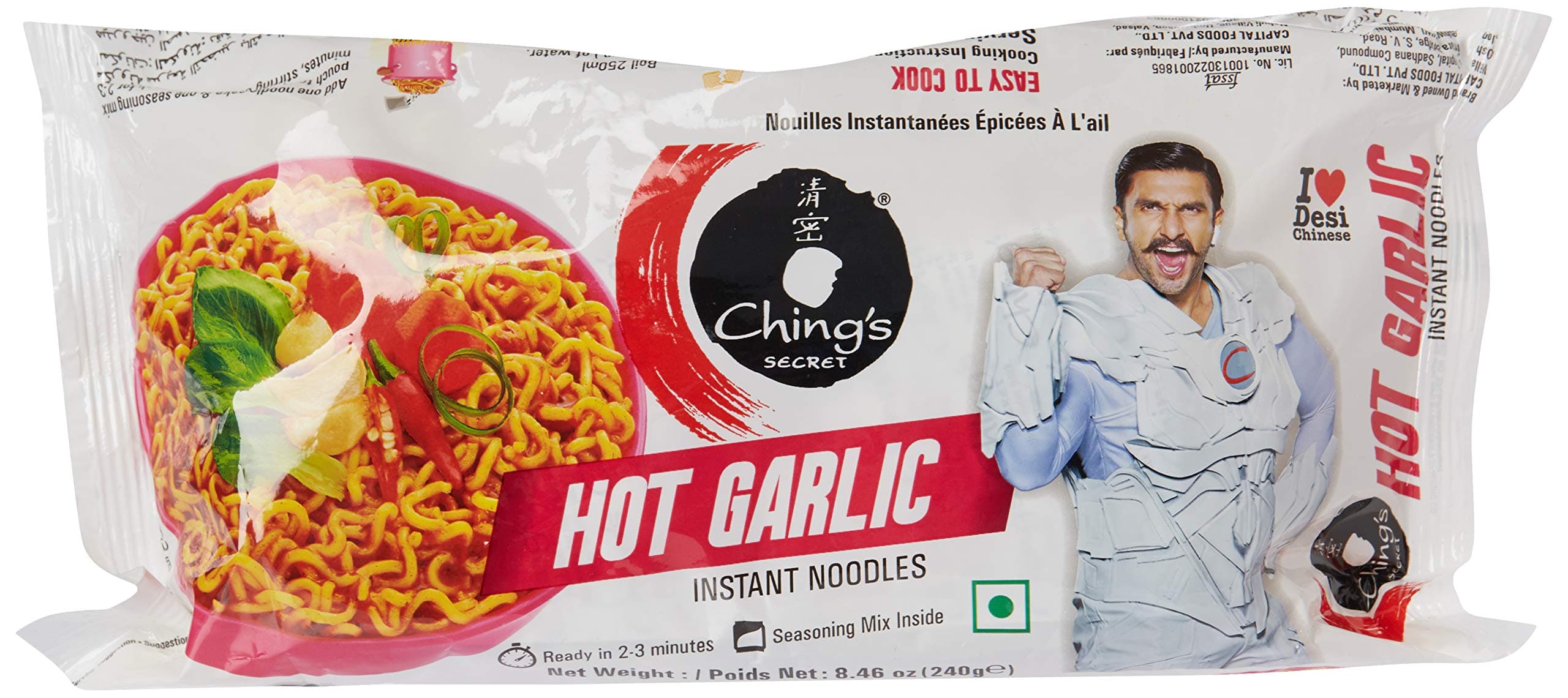 Hot Garlic Noodles 240g