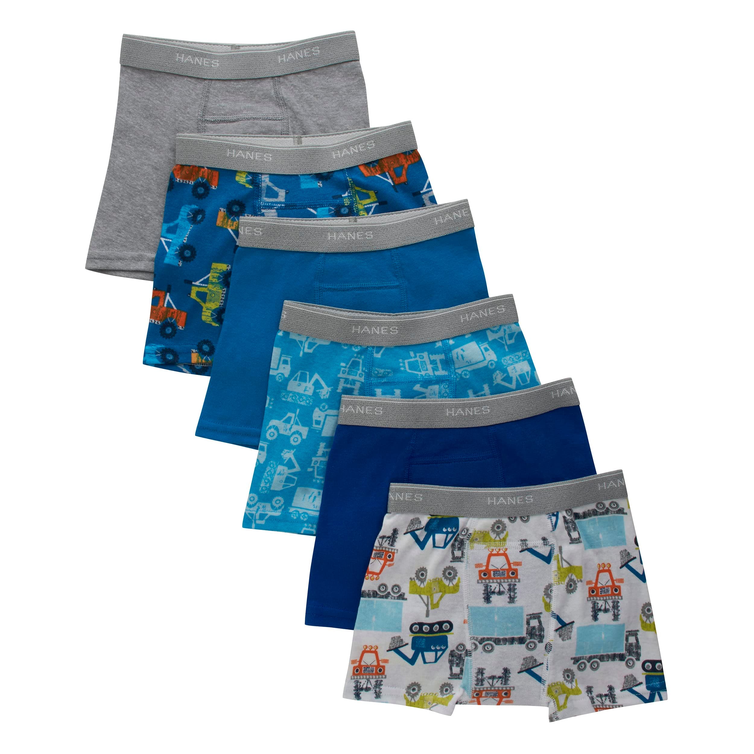 Hanes Potty Trainer Underwear Briefs Available 6-Pack Boxer - Pack Assorted 6