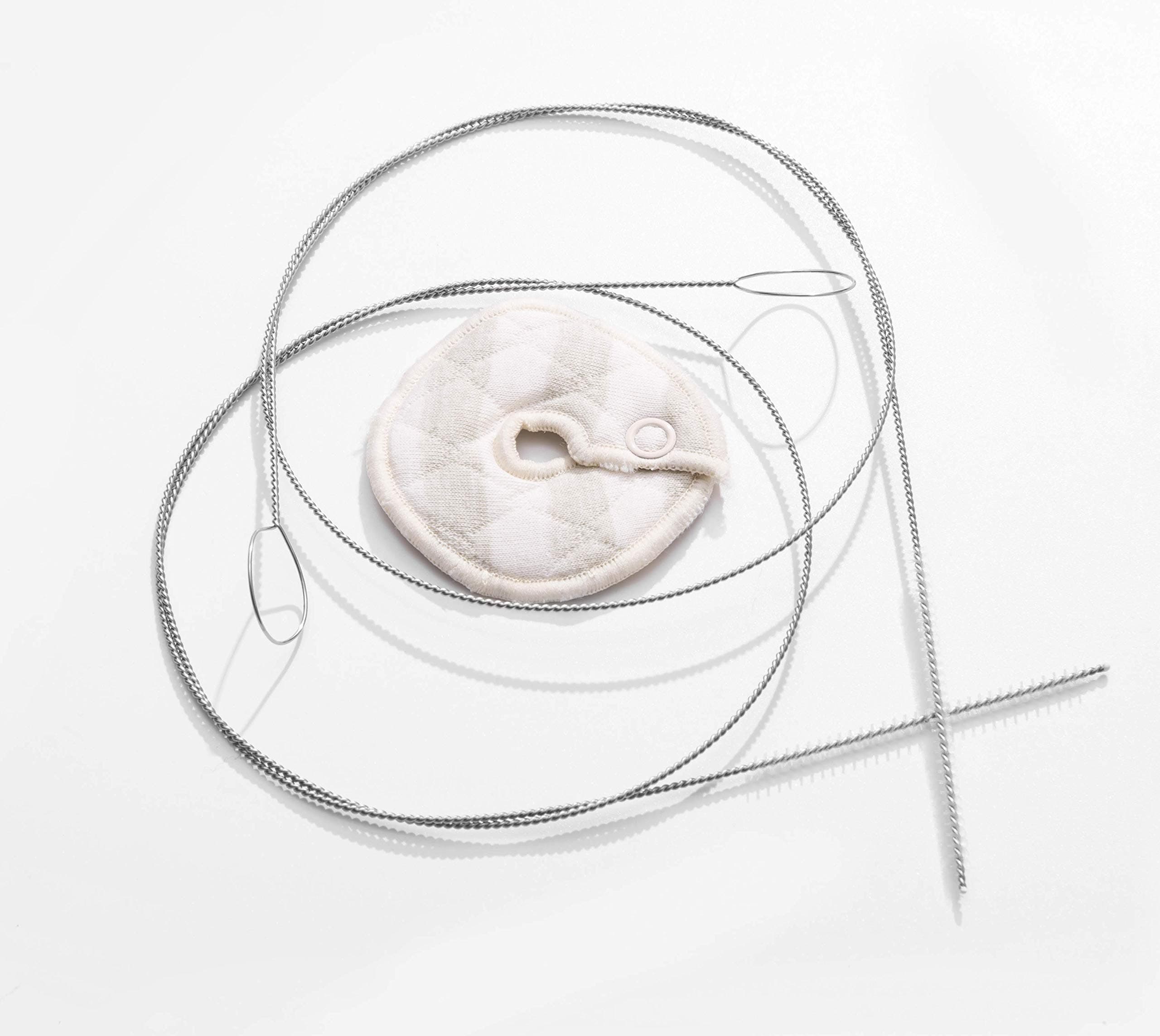 Tube Brush Cleaning Brush (Pack of 2) with Bonus Tubie Pad by Ian's Choice