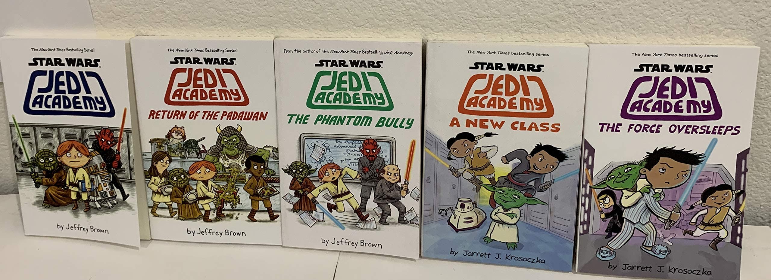 Star Wars Jedi Academy 5 Books Collection Set (Star Wars Jedi Academy, Return of the Padawan, The Phantom Bully, A New Class, The Force Oversleeps) Paperback