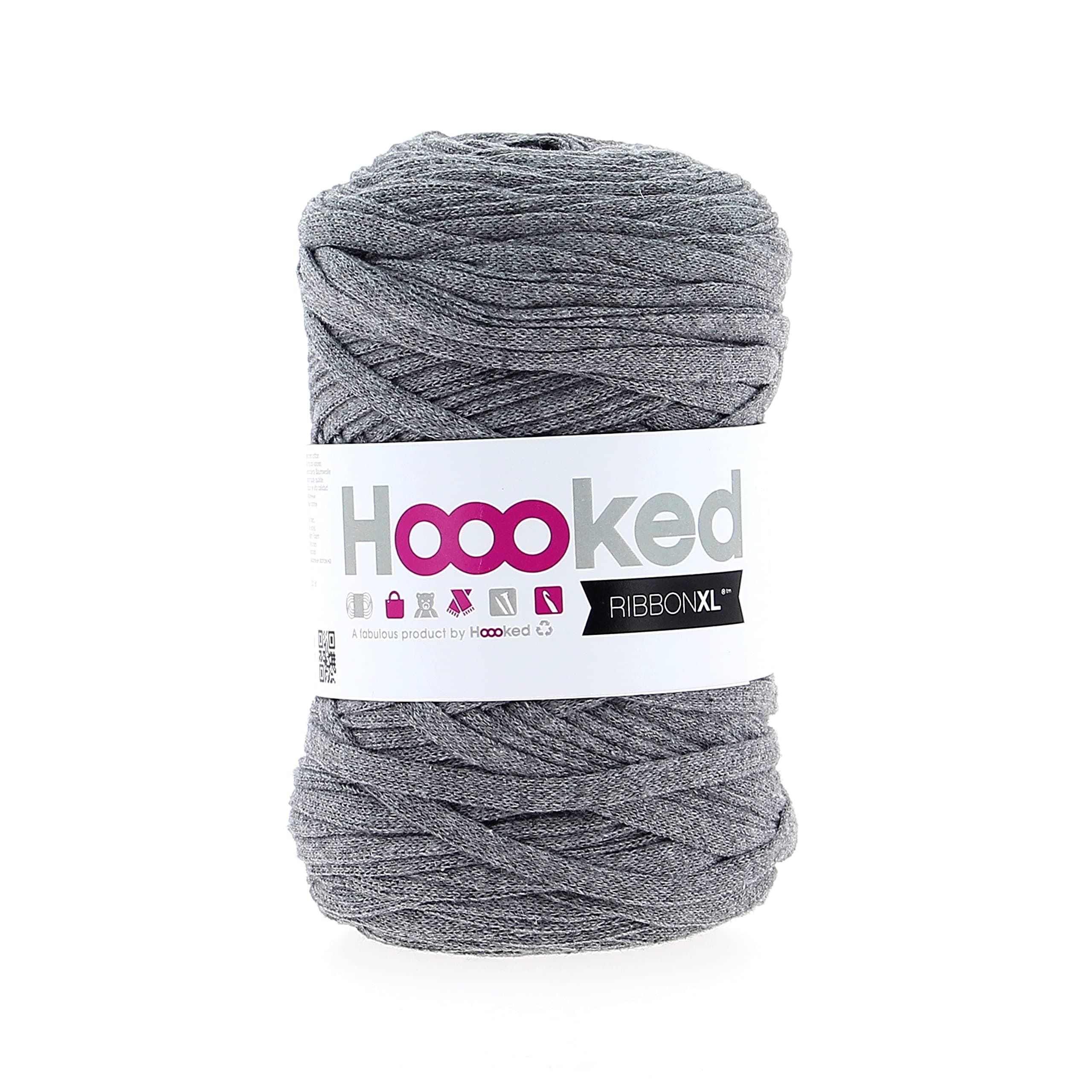 DMC Hoooked RibbonXL Stone Grey, fabric, 120 m