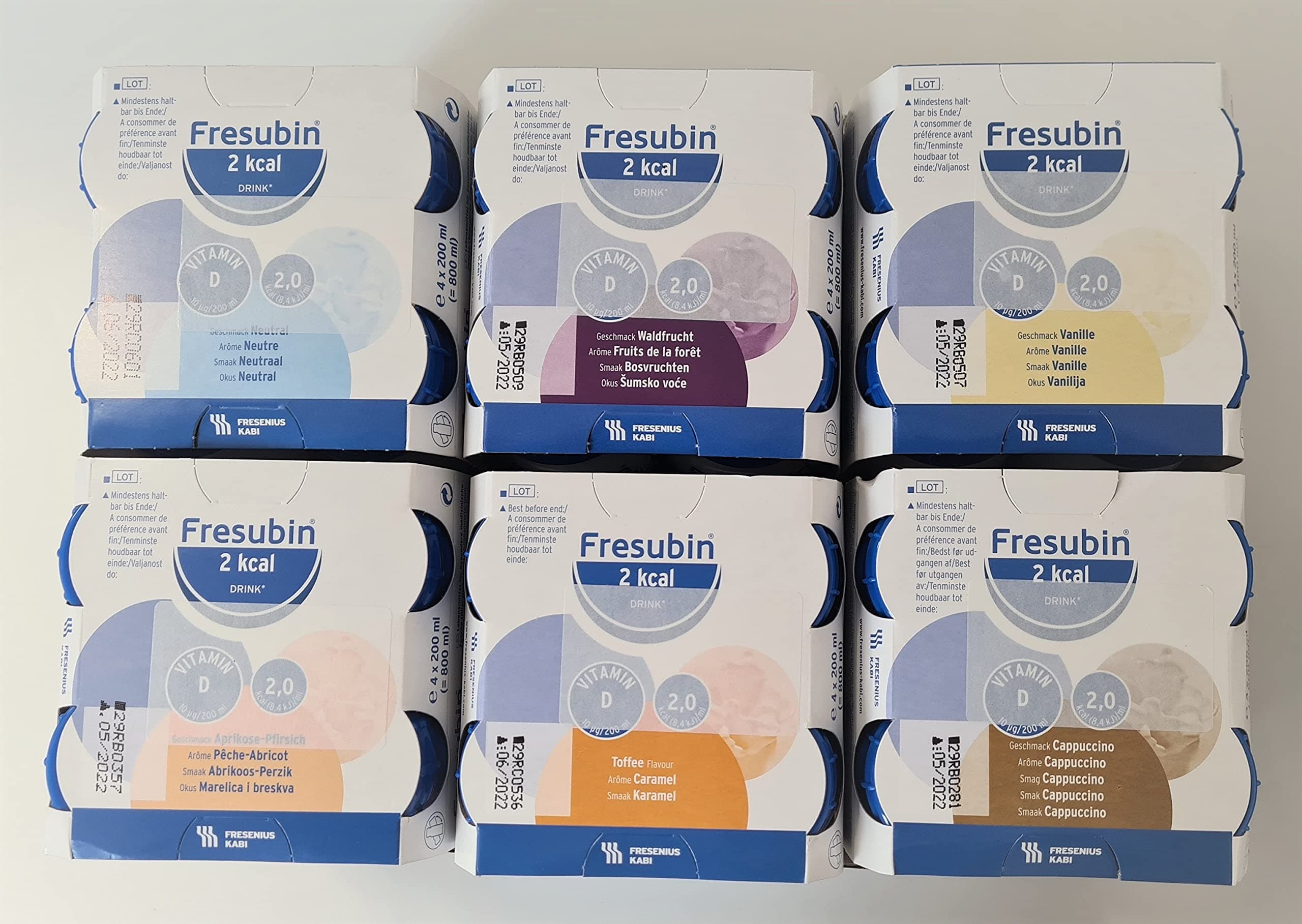 Fresubin 2 kcal Drink 24 x 200ml Mixed Flavour Case