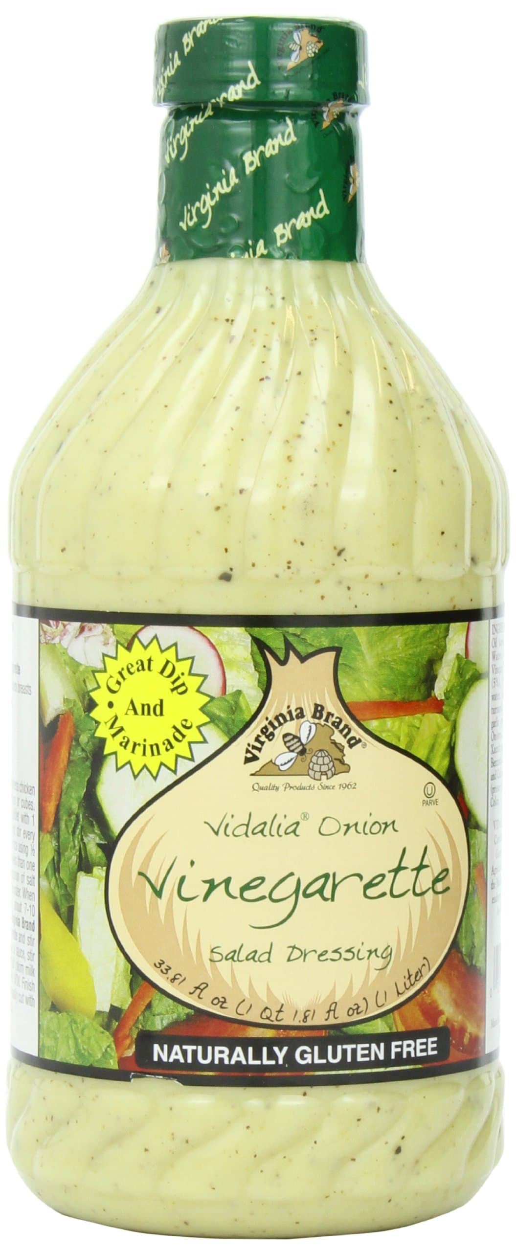 Virginia Brand Vidalia Onion Vinegarette, 33.8 Ounce (Pack of 6)