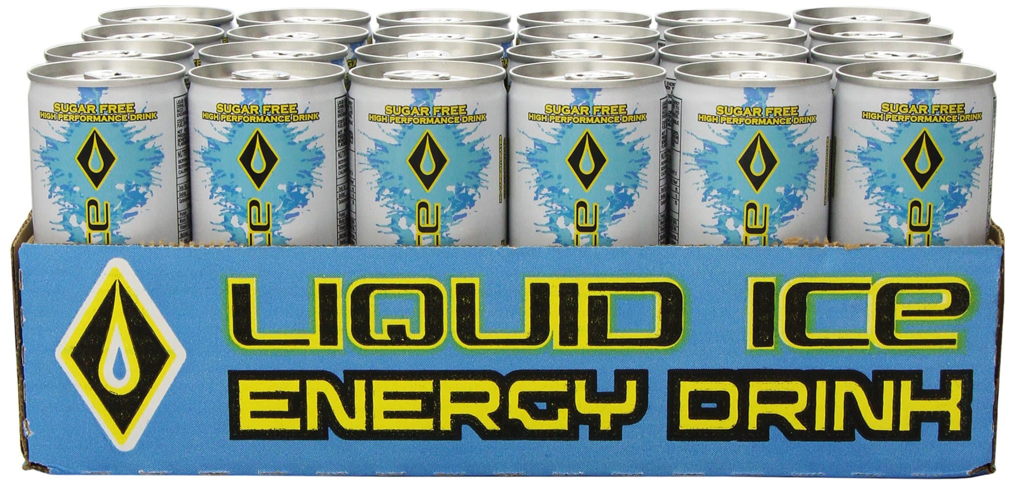 Liquid Ice Energy Drink Sugar Free, 8.3-Ounce Cans (Pack of 24)