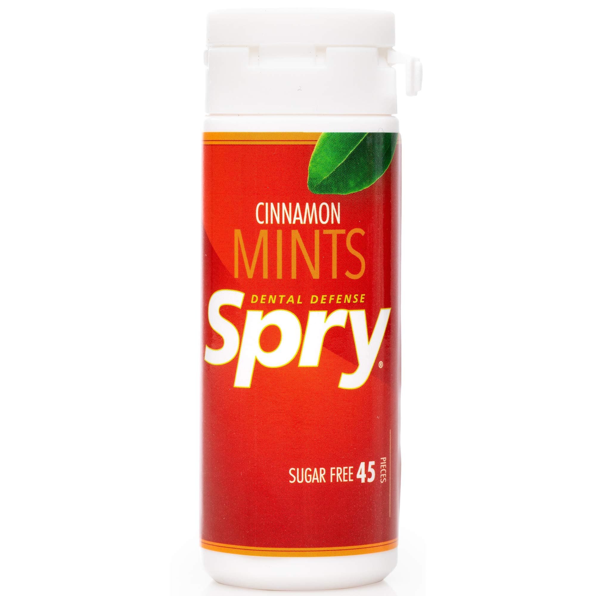 Xlear Spry Xylitol Mints Sugar Free Cinnamon - 45 Mints Each/Pack of 3