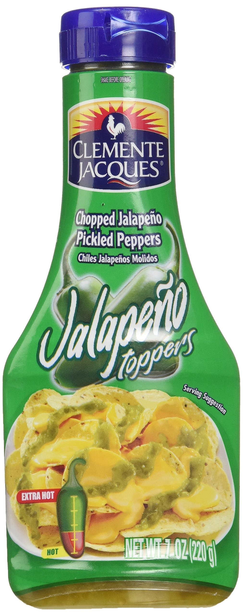 Clemente Jacques, Jalapeno Peppers Chopped, 7.8 Ounce