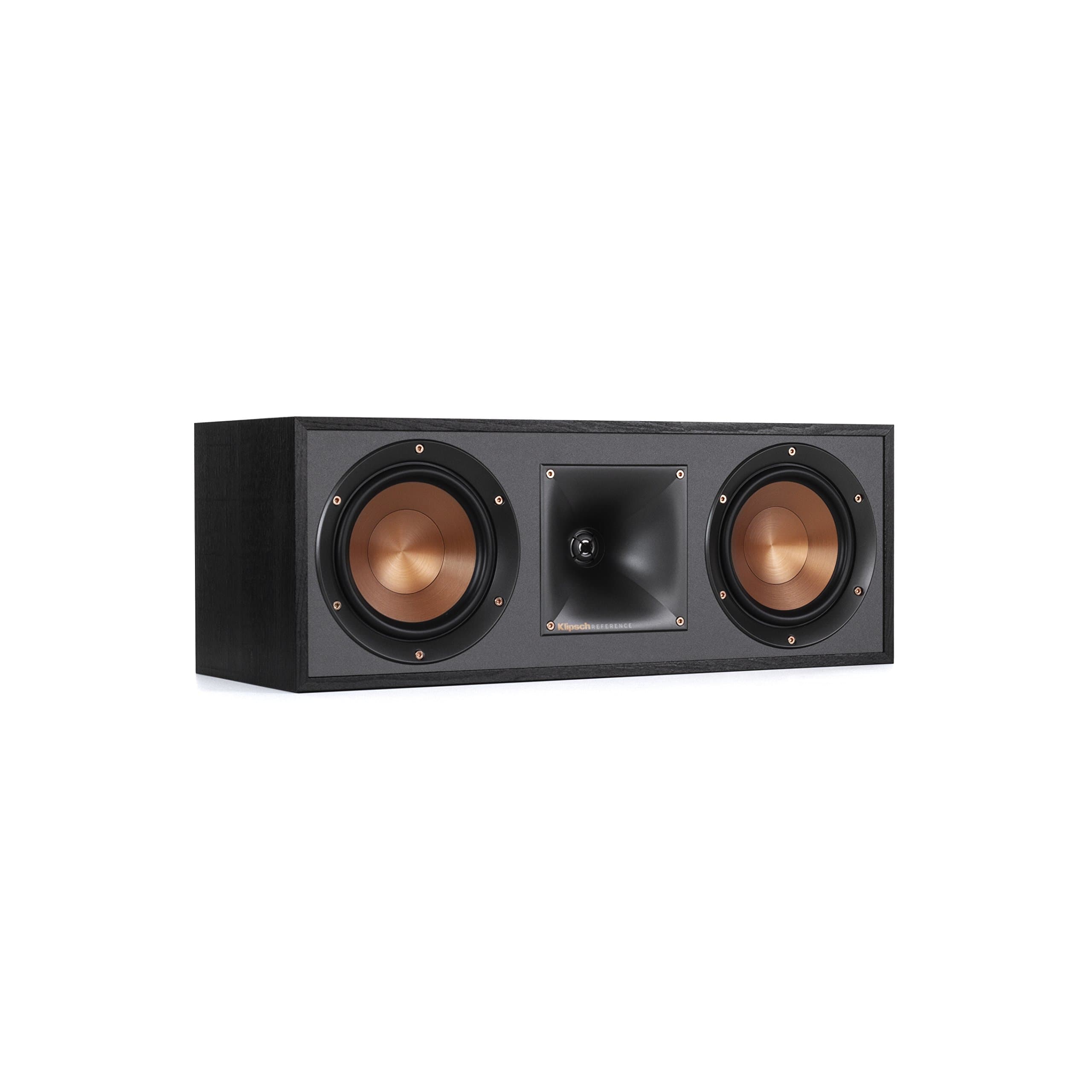 Klipsch R-52C Speaker 100 W Black – Speakers (Wired, 100 W, 89 – 21000 Hz, 8 Ohm, Black)