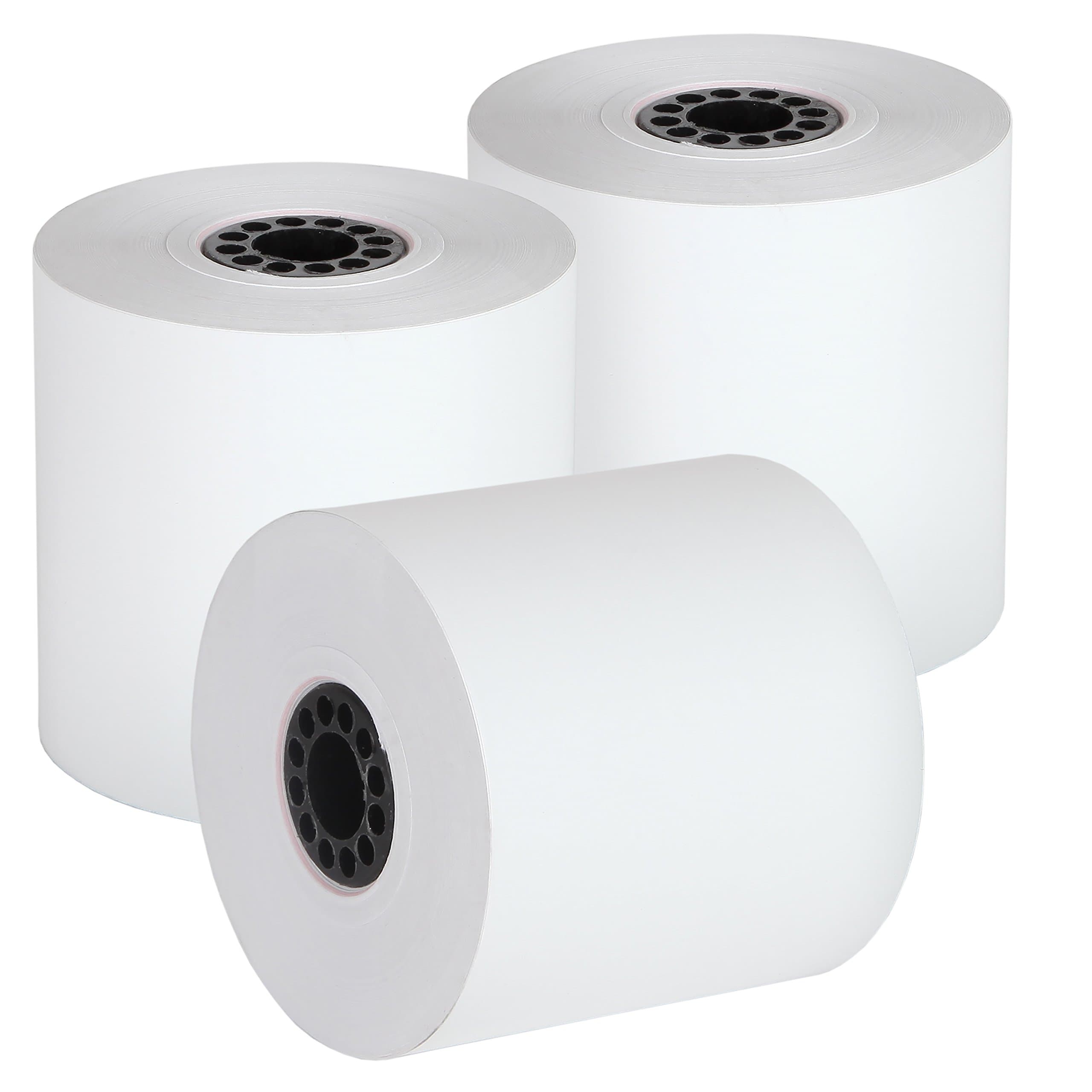 FHS Retail Thermal Receipt Paper, 2.25 Inches x 165 Feet Roll, 6 per Pack