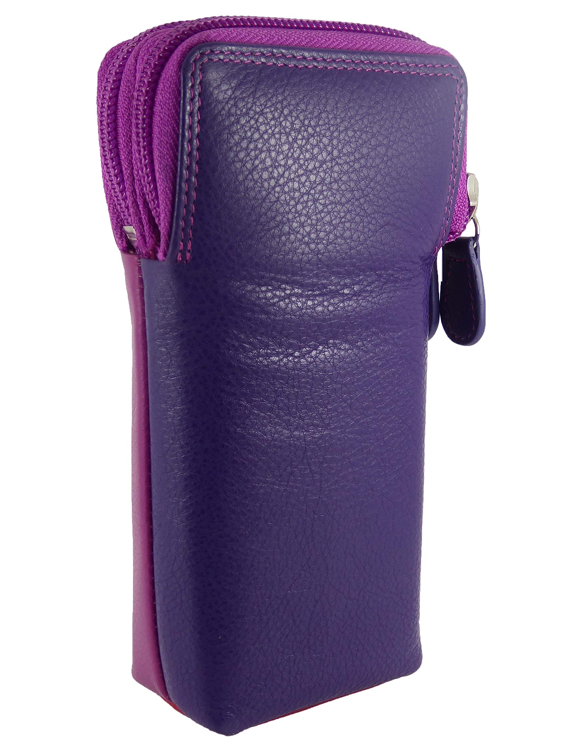 Hide and SleekSoft Leather Double Spectacle Glasses Case