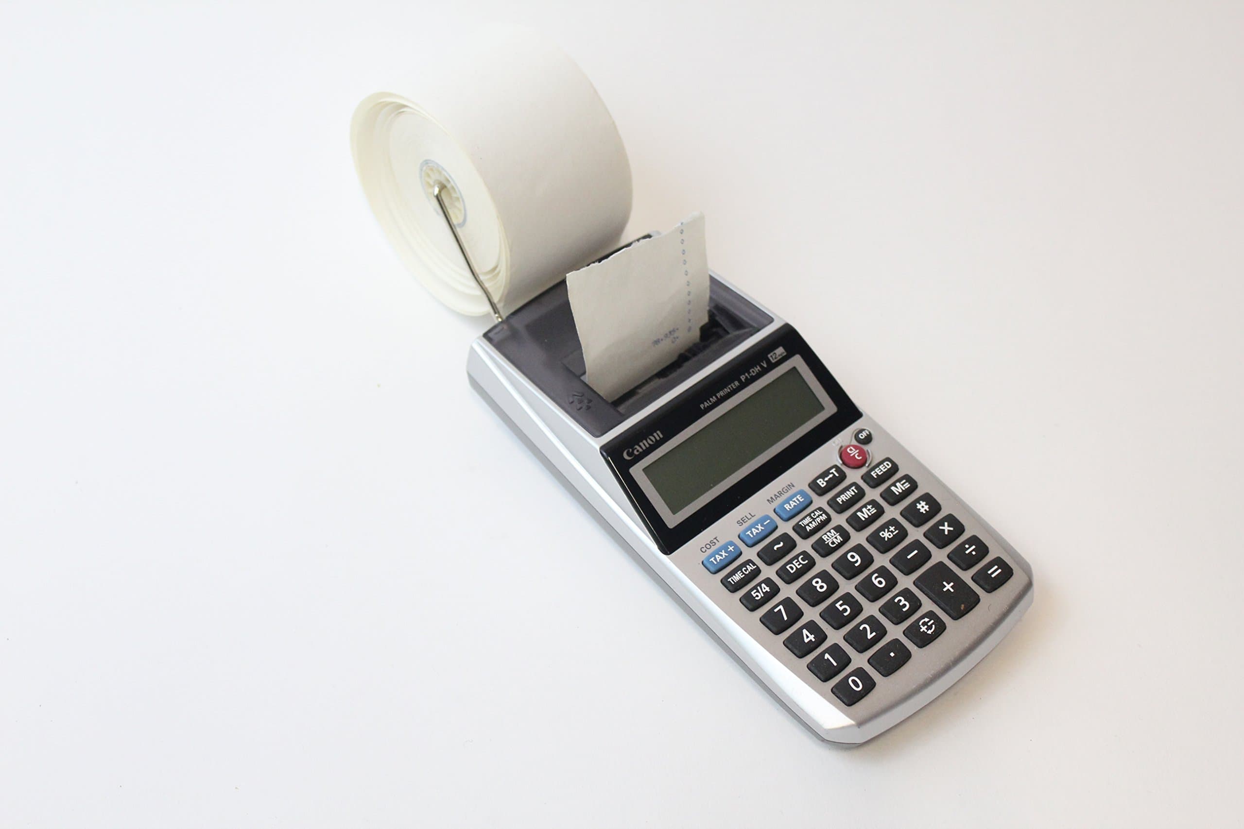 CanonPalm Printer P1-DH V Printing Calculator