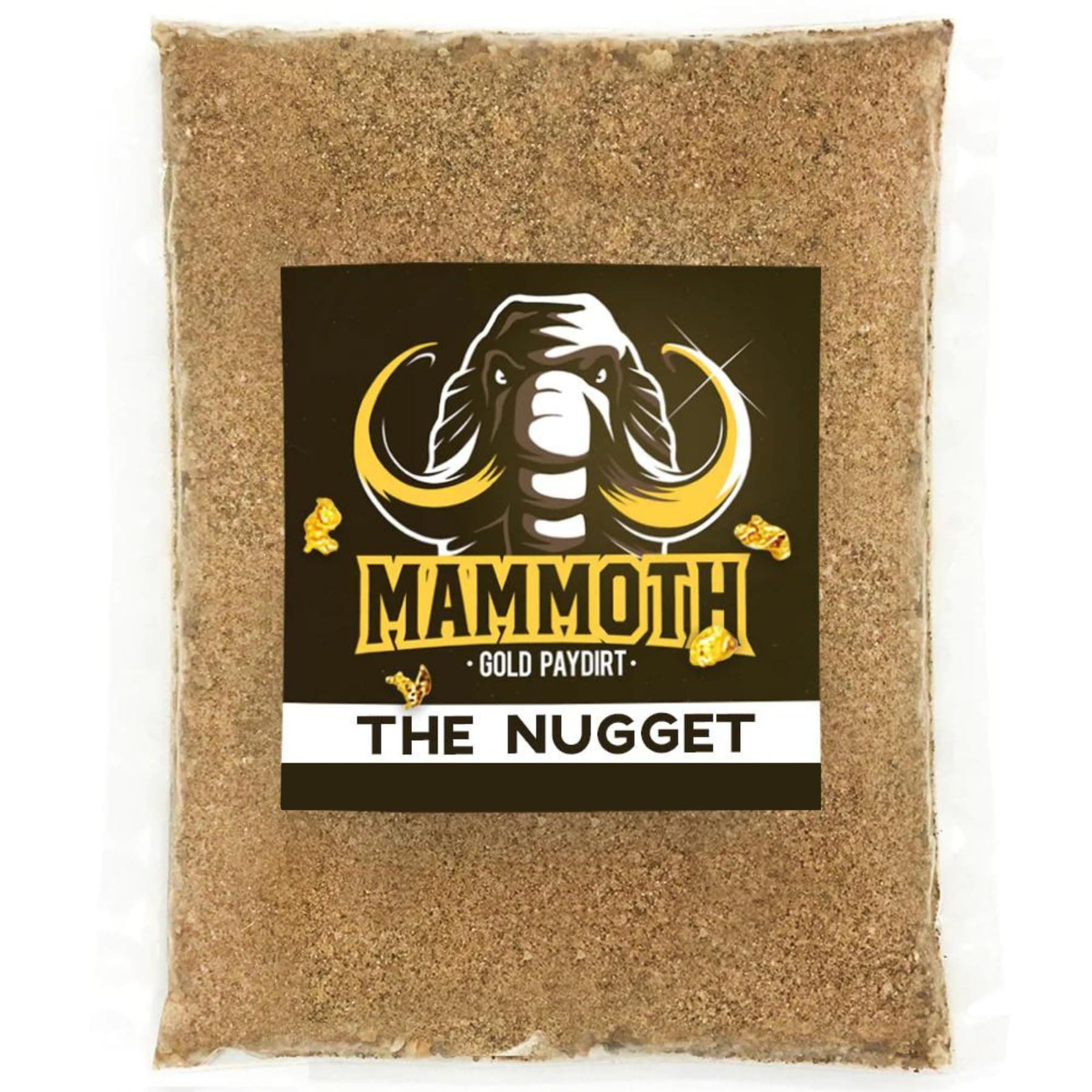 Mammoth Gold Paydirt 'THE NUGGET' Panning Pay Dirt Bag - Gold Prospecting Concentrate