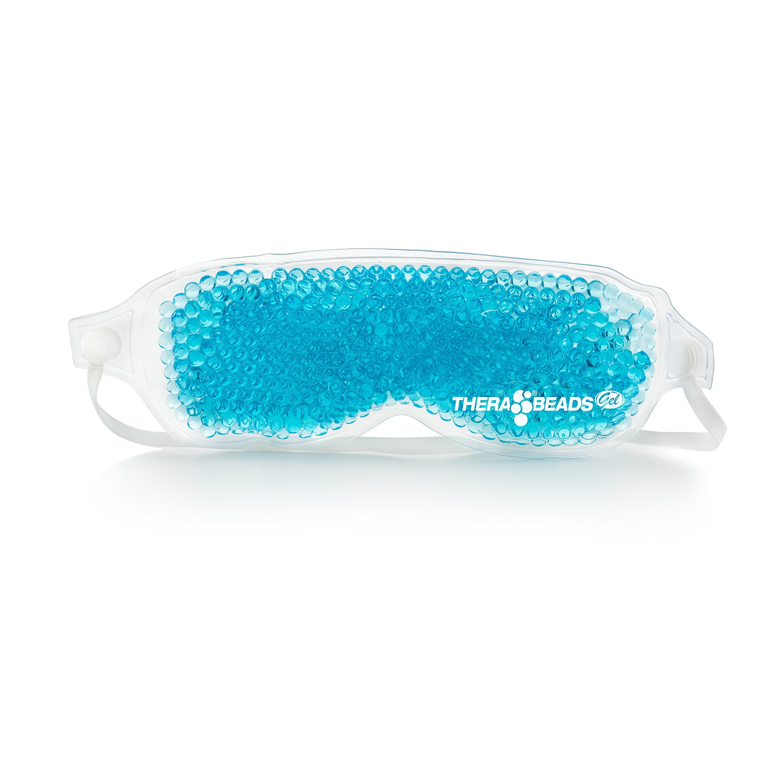 Hot Cold Gel Eye Mask: Reusable & Non-Toxic Flexible and Soothing Compress for Head and Face - Relief for Allergies, Dry Eyes, Headaches and Sinus Pressure - Microwaveable & Freezer-Safe