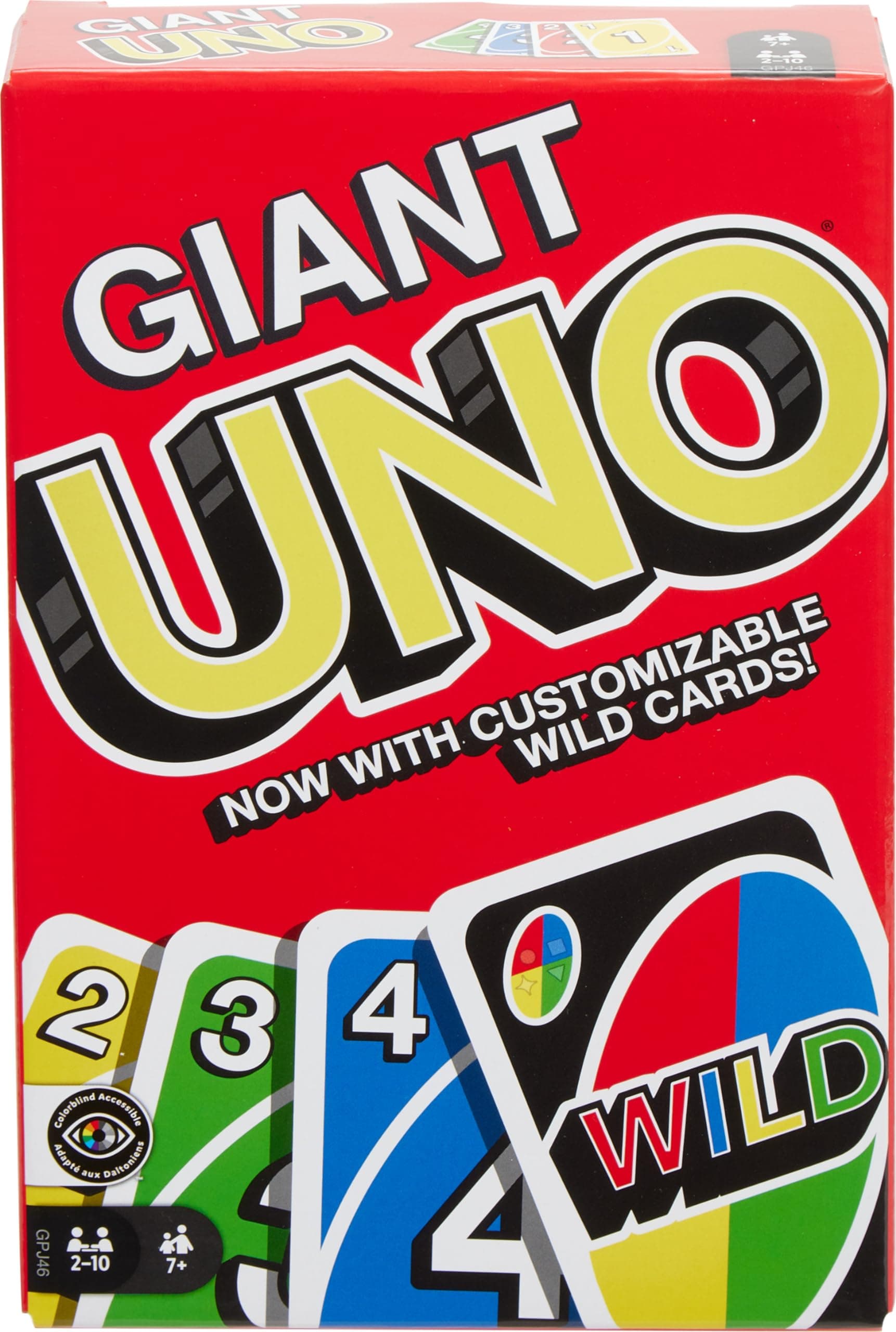 Mattel Games Adult UNO: Classic Giant UNO Card Game, Multicolor