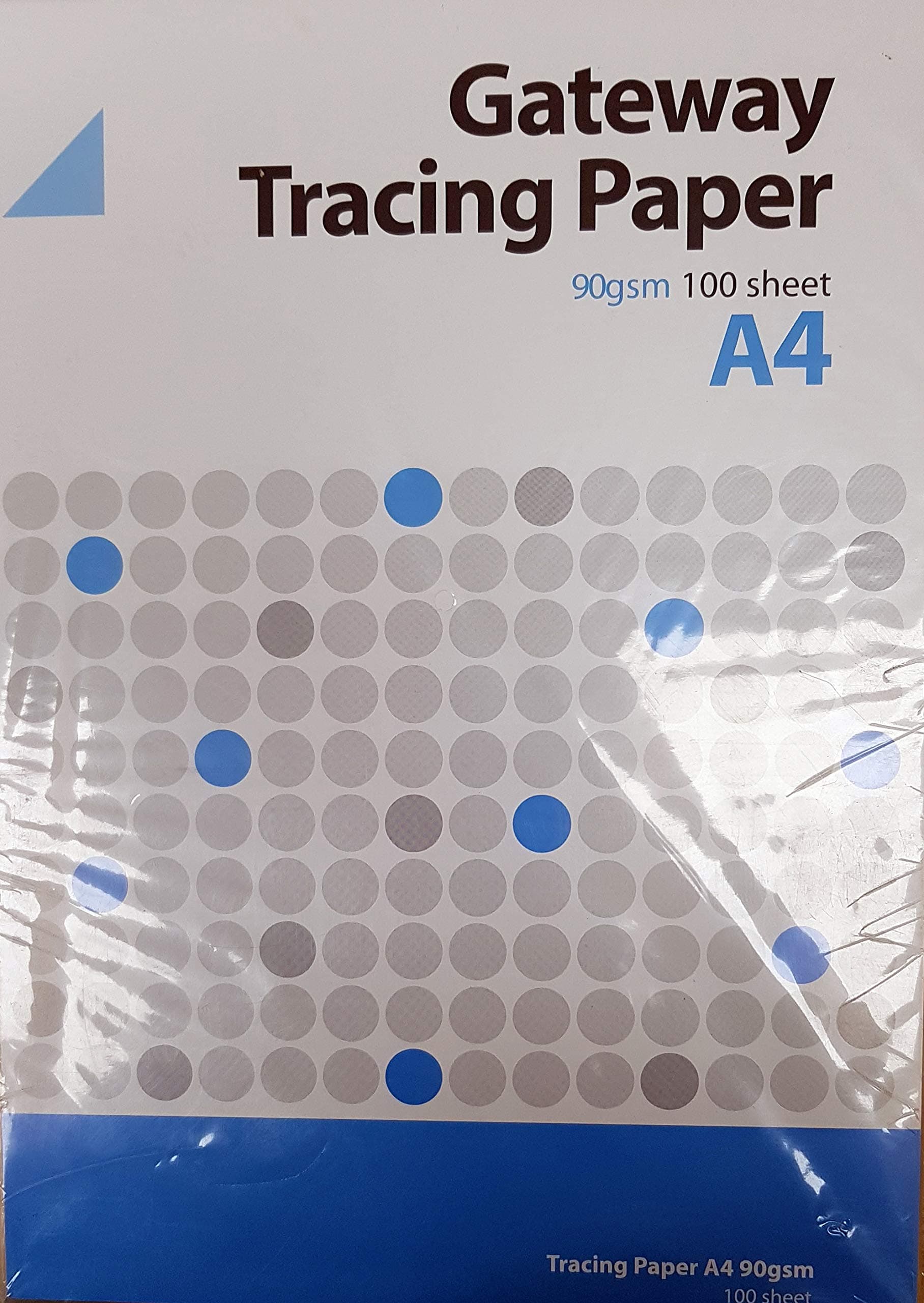 West 90 GSM A4 100 Sheets Natural Tracing Paper Pad