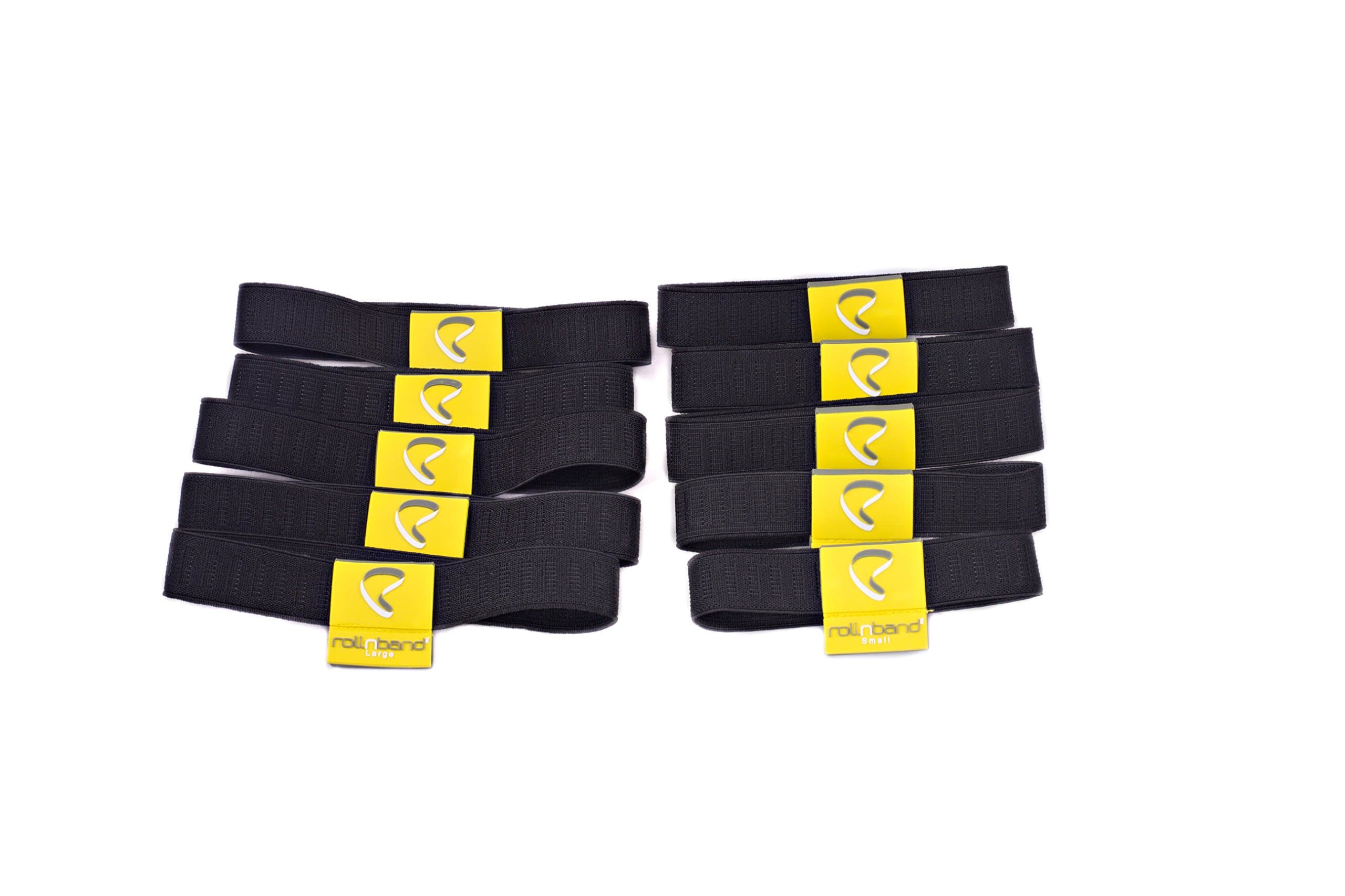 Space Saving Travel Band, Yellow, Combo Size (10-Pack)