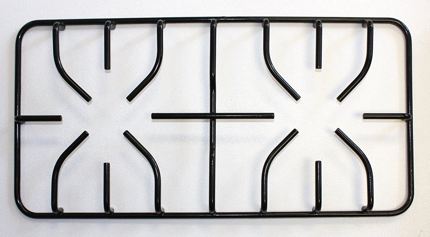 GRP DOUBLE BURNER GRATE, BLACK Replacement for GENERAL ELECTRIC Part # WB31K10169