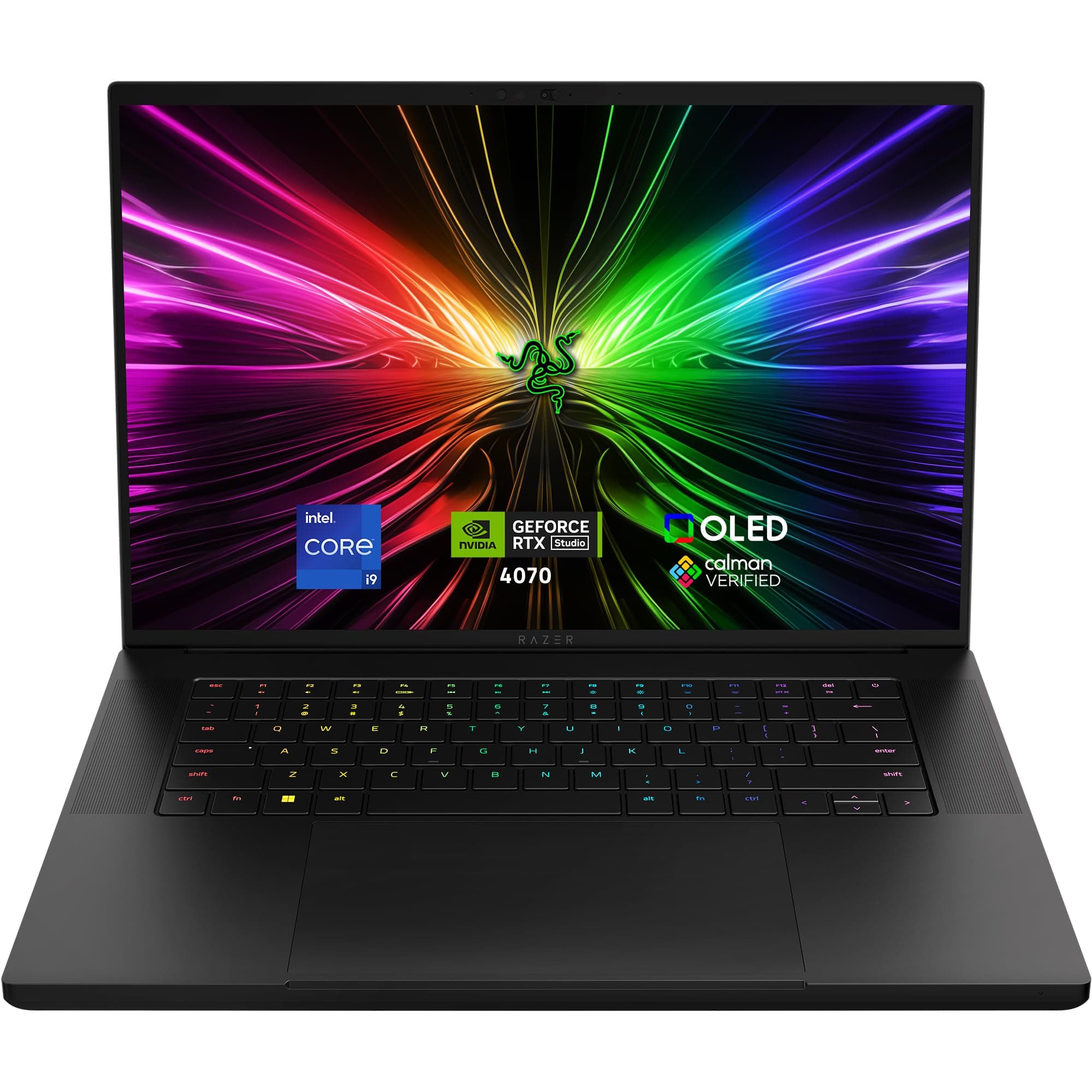 Razer Blade 16 (2024) - 16 inch Gaming Laptop - NVIDIA GeForce RTX 4070 - Intel Core i9-14900HX - 16" OLED QHD+ 240Hz (16GB DDR5, 1TB SSD) UK Layout | Black