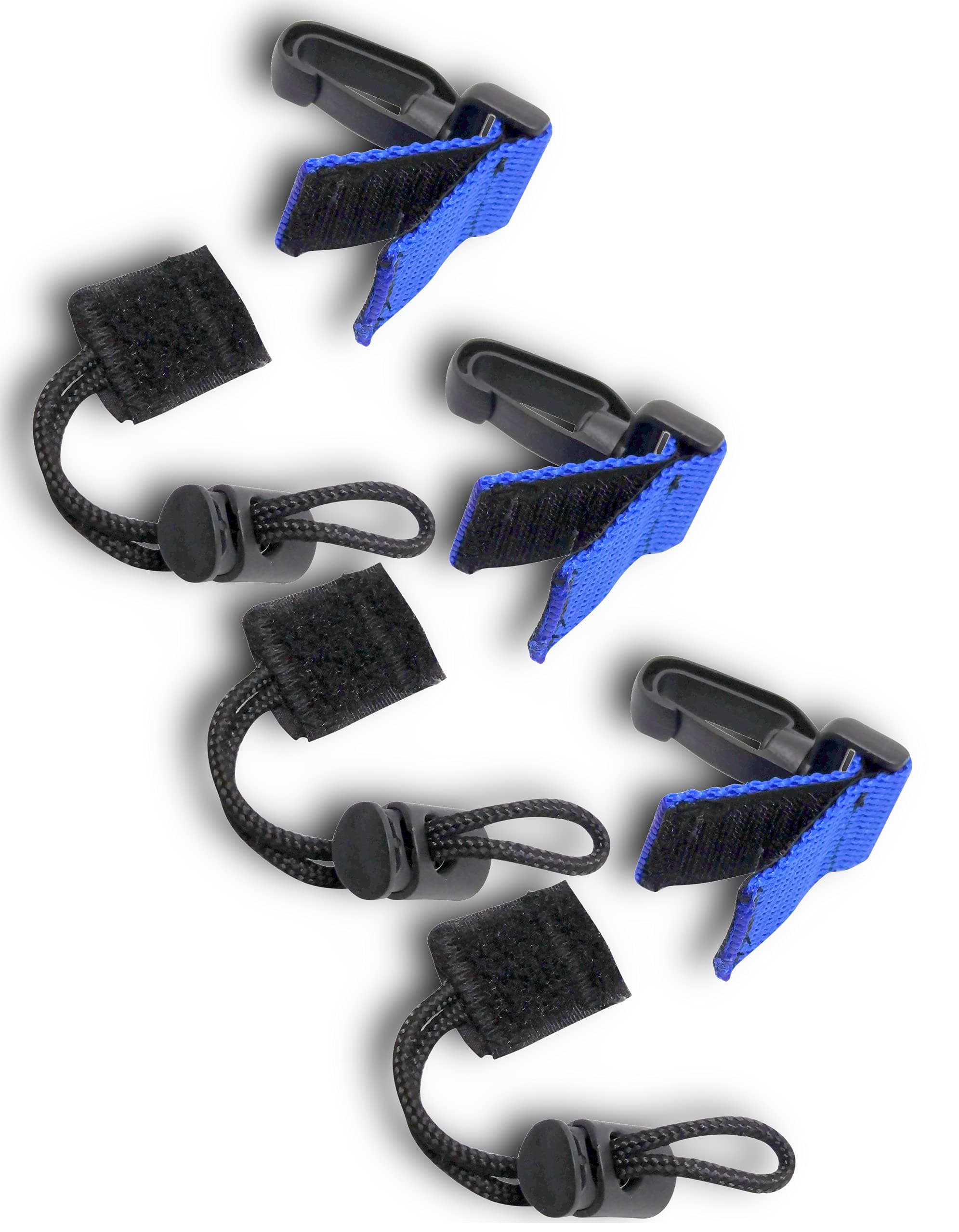 Scuba Clips [3-Pack] – Lightweight, Corrosion-Resistant, Universal Scuba Diving Clips – Ultra Durable & Quick Disconnect Octopus Clip Set – Washable and Easy to Use with Gloves