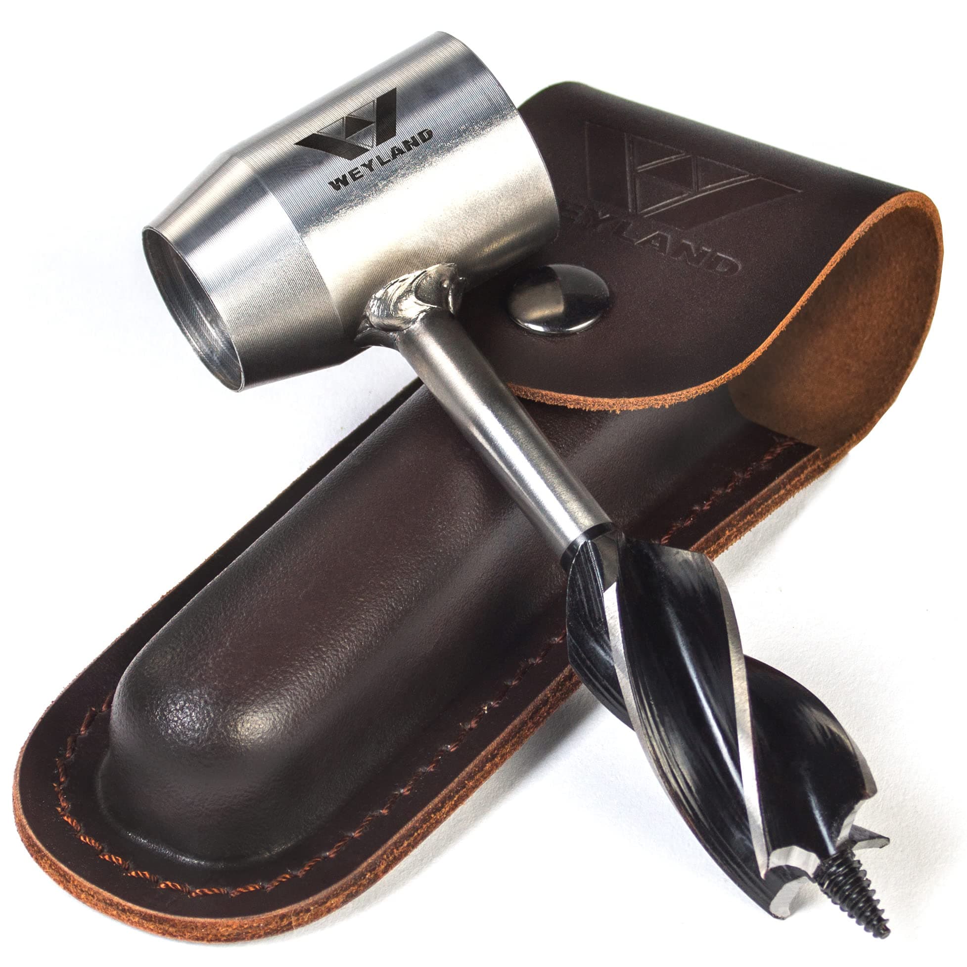 WEYLAND Bushcraft Settlers Tool - Scotch Eye Hand Auger Wrench for Survival, Manual Drill for Bushcraft & Woodworking Hand Tools, Camping Gear for Outdoor DIY & Shelter Building