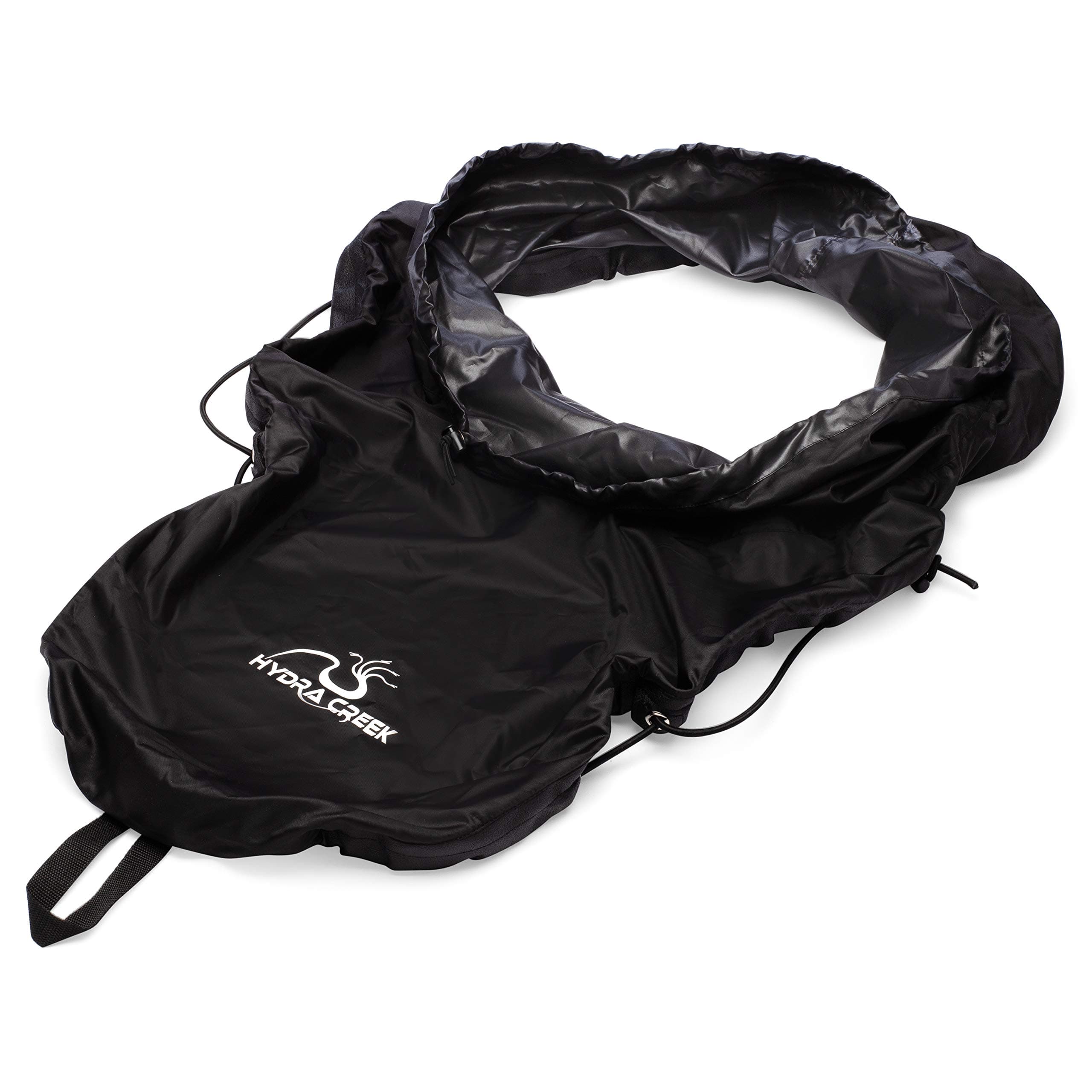 Spray Skirt, Adjustable Fit, up to 40 inch by 22 inch, Black Nylon